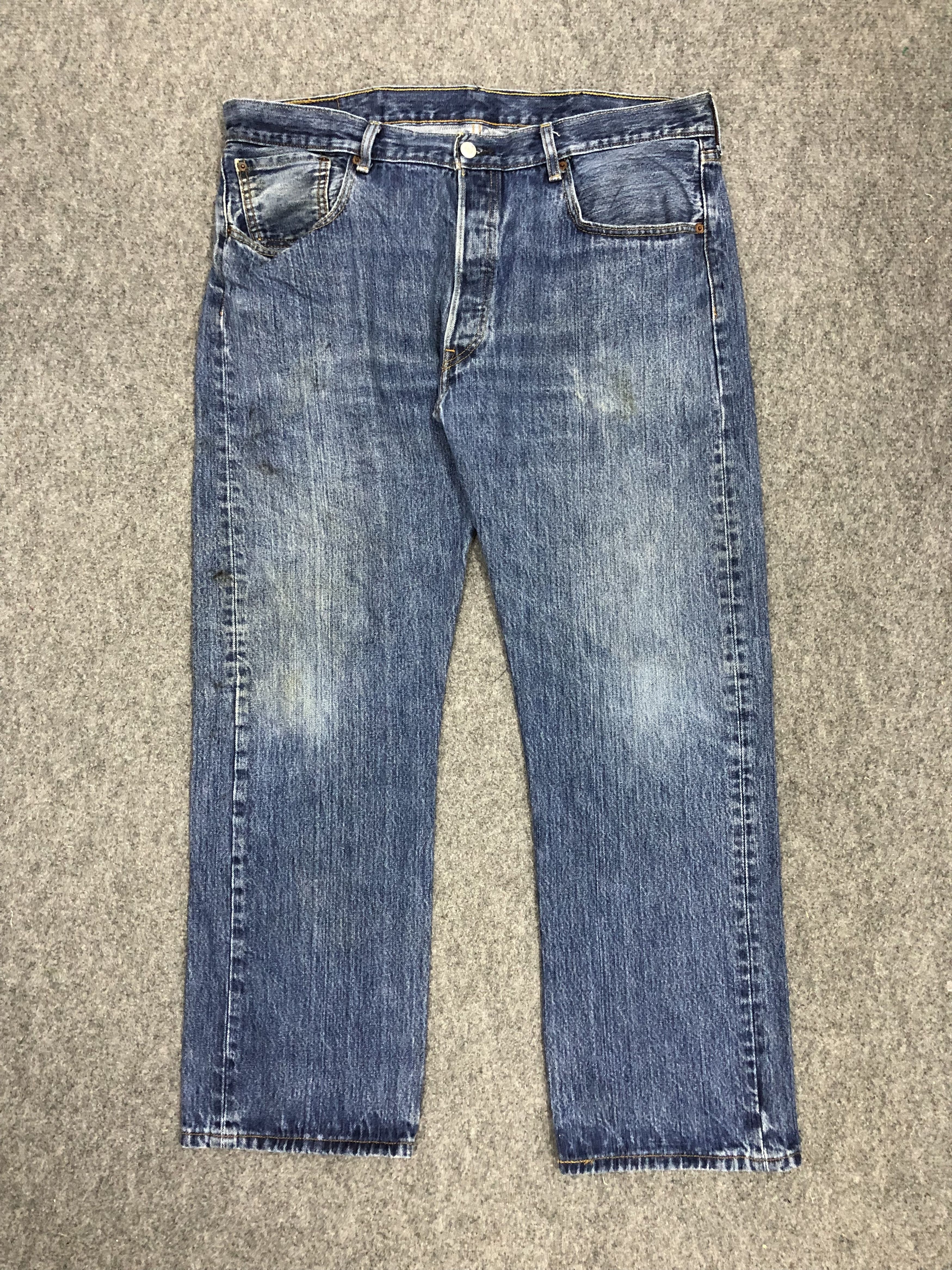 Levi's Vintage Levis 501 Light Blue Jeans DP1275 Size US 39 - 1 Thumbnail