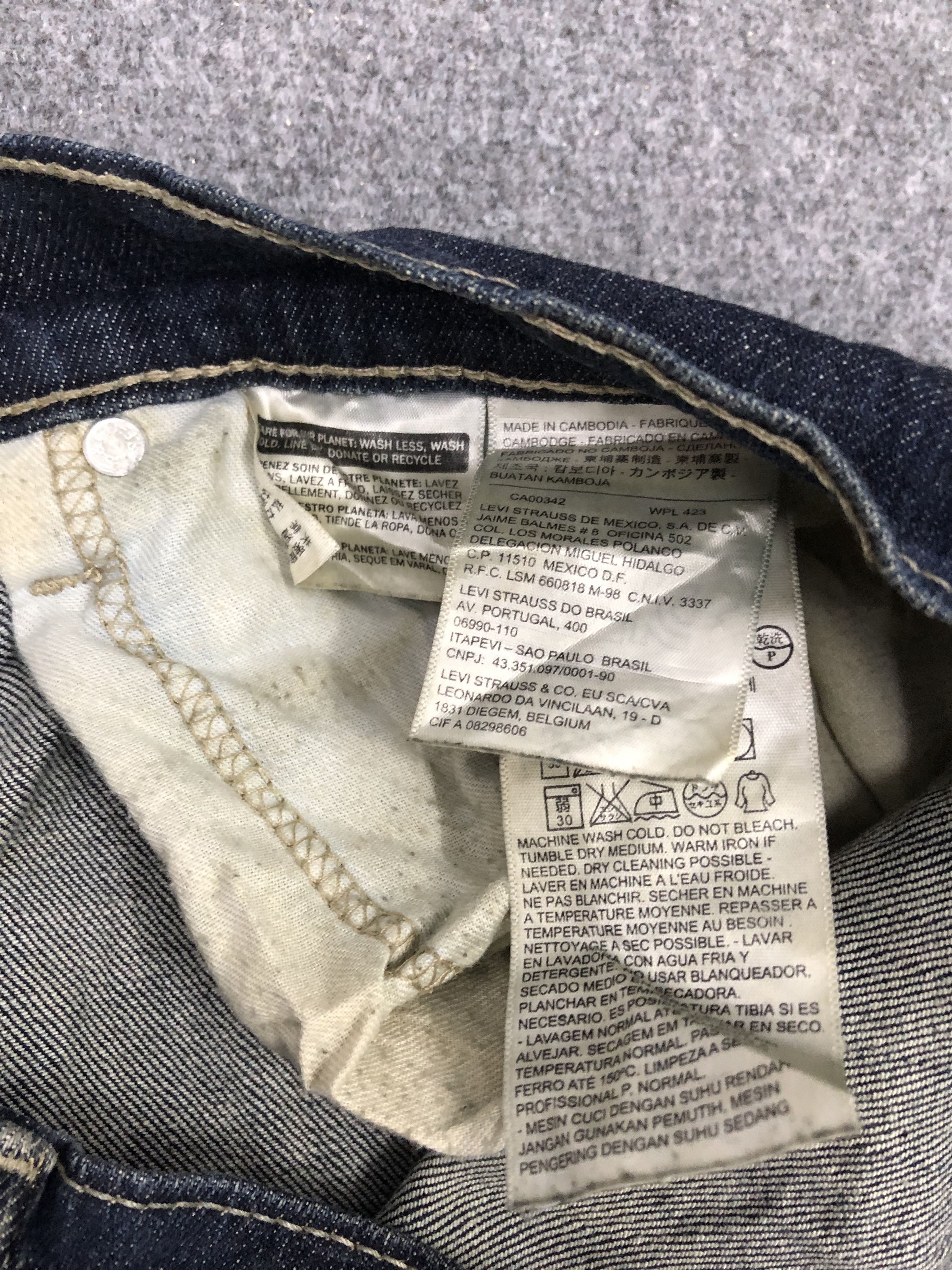 Levi's Vintage Levis 508 Light Wash Jeans DP1271 Size US 36 / EU 52 - 6 Thumbnail