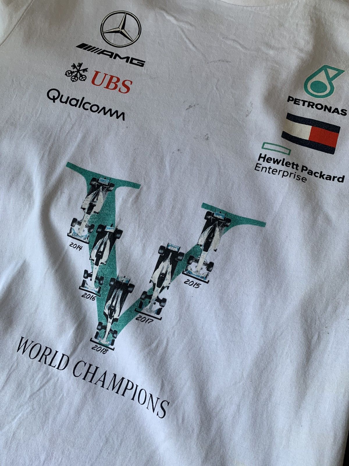 Formula 1 × Mercedes-Benz Mercedes Benz Petronas Formula 1 Tommy Hilfiger amg tee Size US XL / EU 56 / 4 - 8 Thumbnail