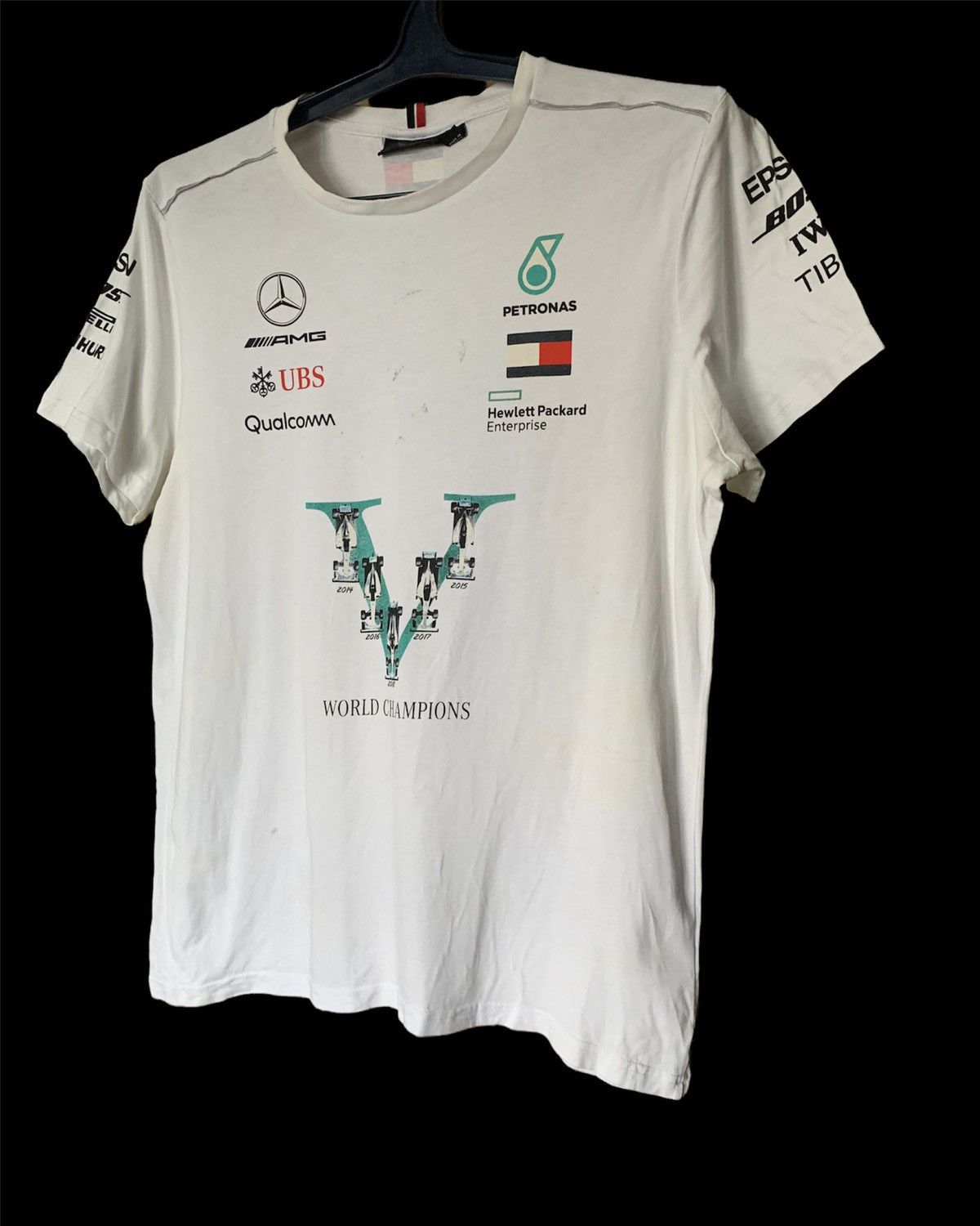 Formula 1 × Mercedes-Benz Mercedes Benz Petronas Formula 1 Tommy Hilfiger amg tee Size US XL / EU 56 / 4 - 3 Thumbnail