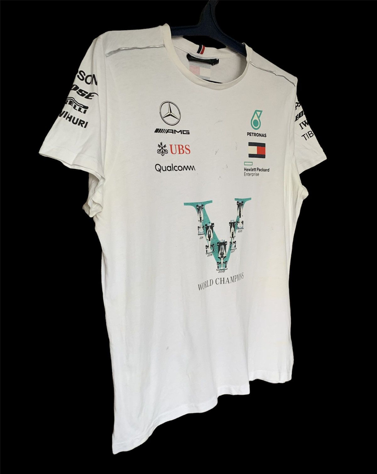 Formula 1 × Mercedes-Benz Mercedes Benz Petronas Formula 1 Tommy Hilfiger amg tee Size US XL / EU 56 / 4 - 4 Thumbnail
