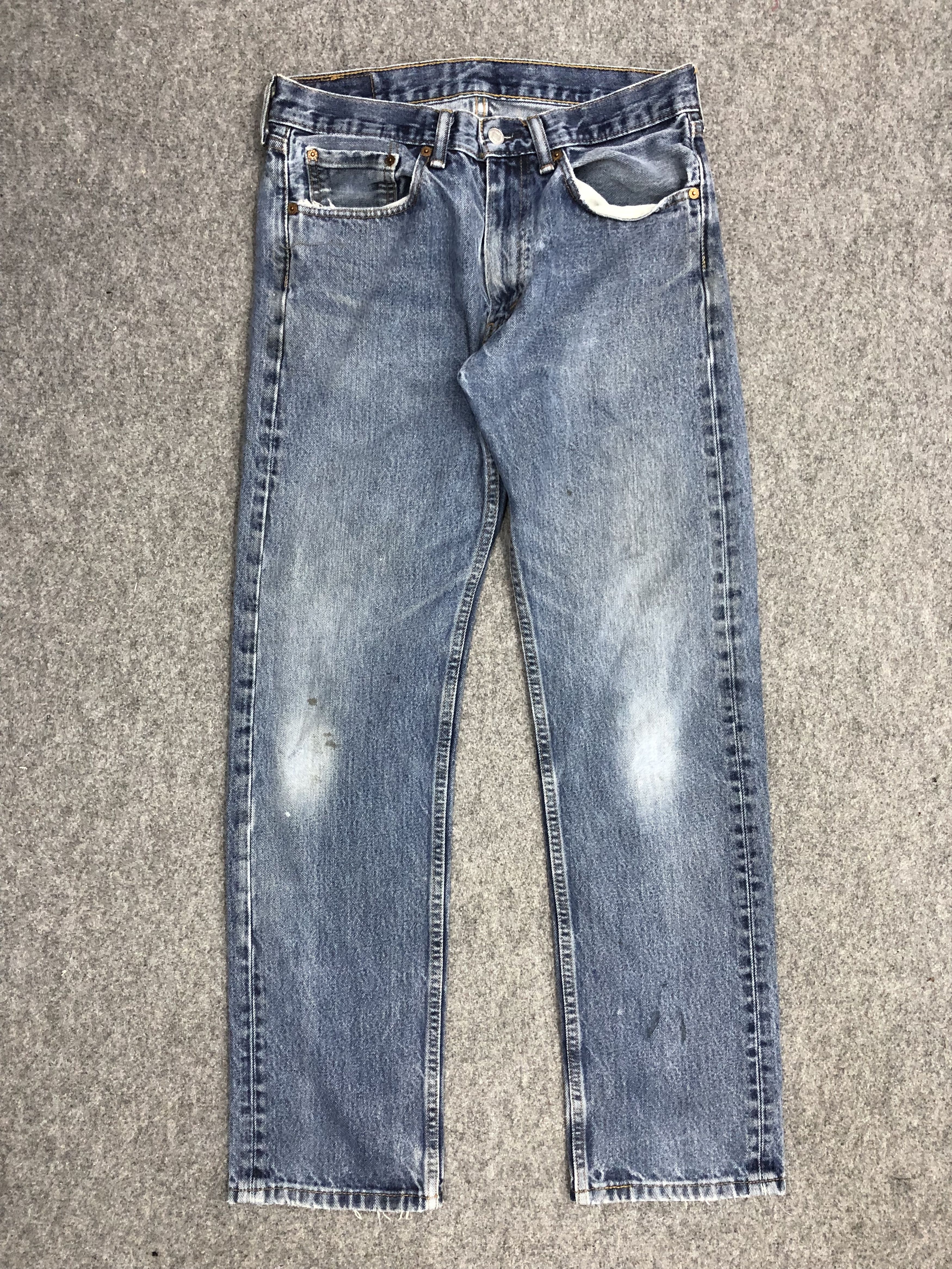 Levi's Vintage Levis 505 Light Wash Jeans DP1313 Size US 44 / EU 60 - 1 Thumbnail