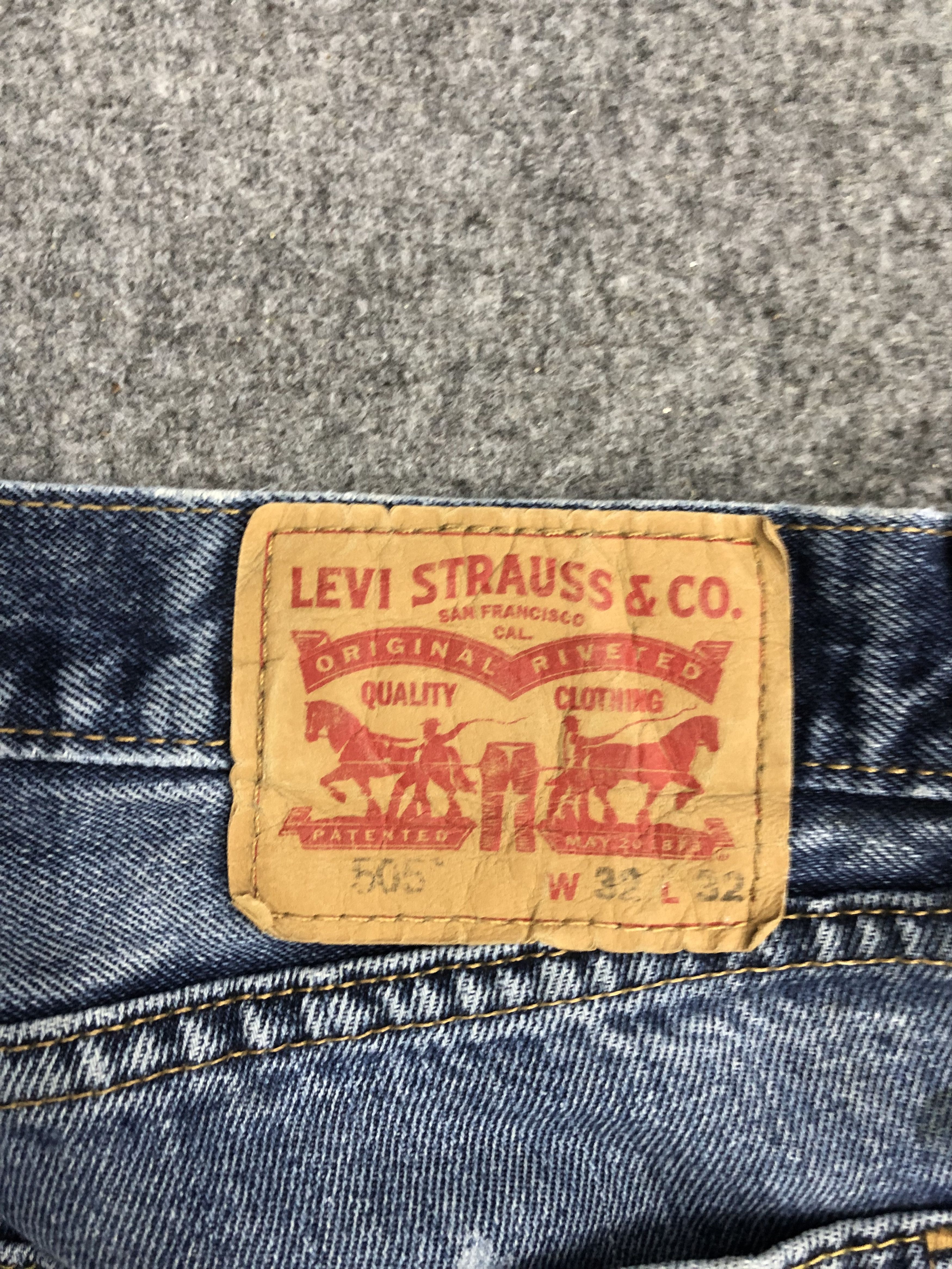 Levi's Vintage Levis 505 Light Wash Jeans DP1313 Size US 44 / EU 60 - 5 Thumbnail