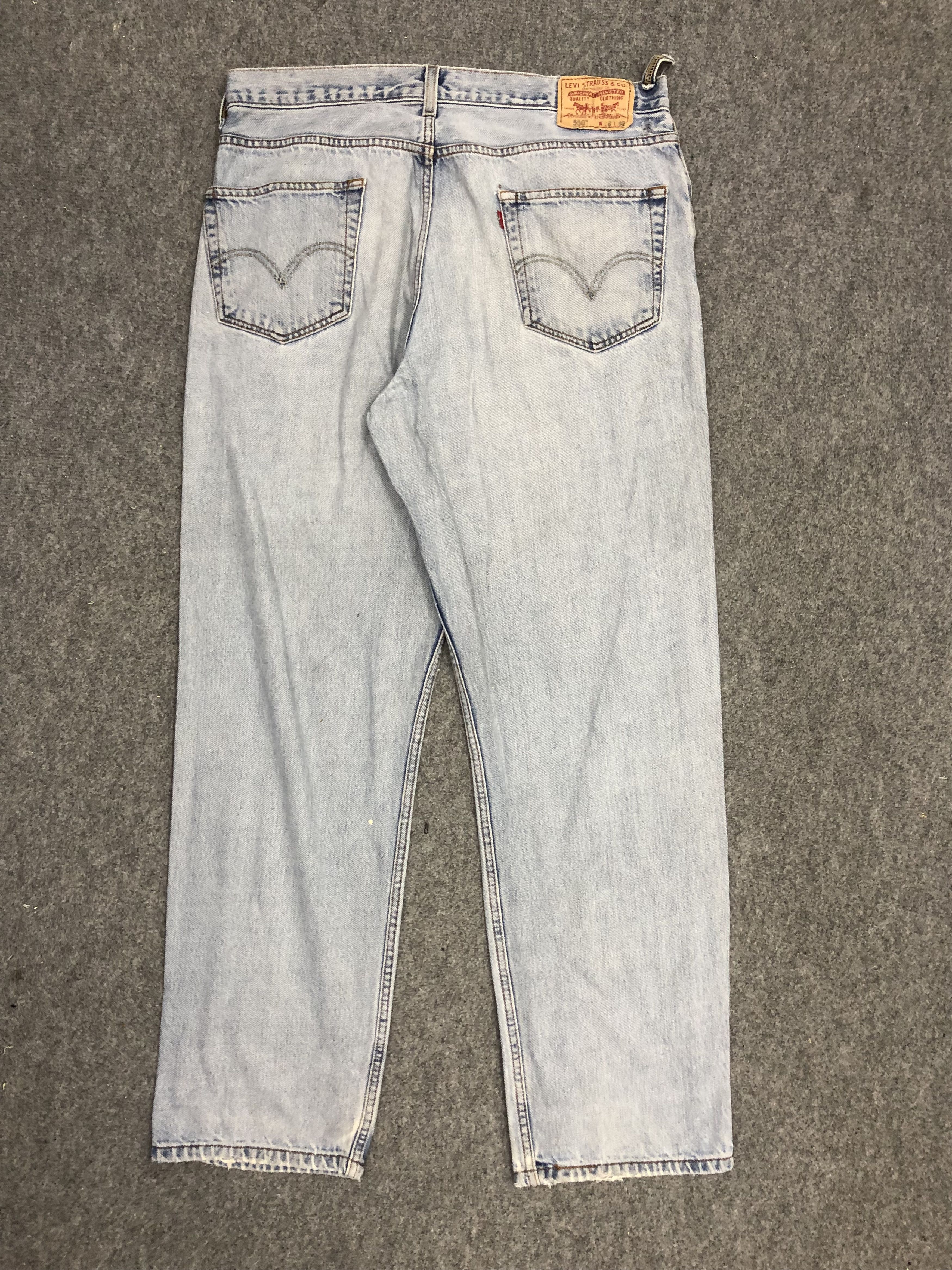 Levi's Vintage Levis 550 Light Blue Jeans DP1267 Size US 36 / EU 52 - 3 Thumbnail