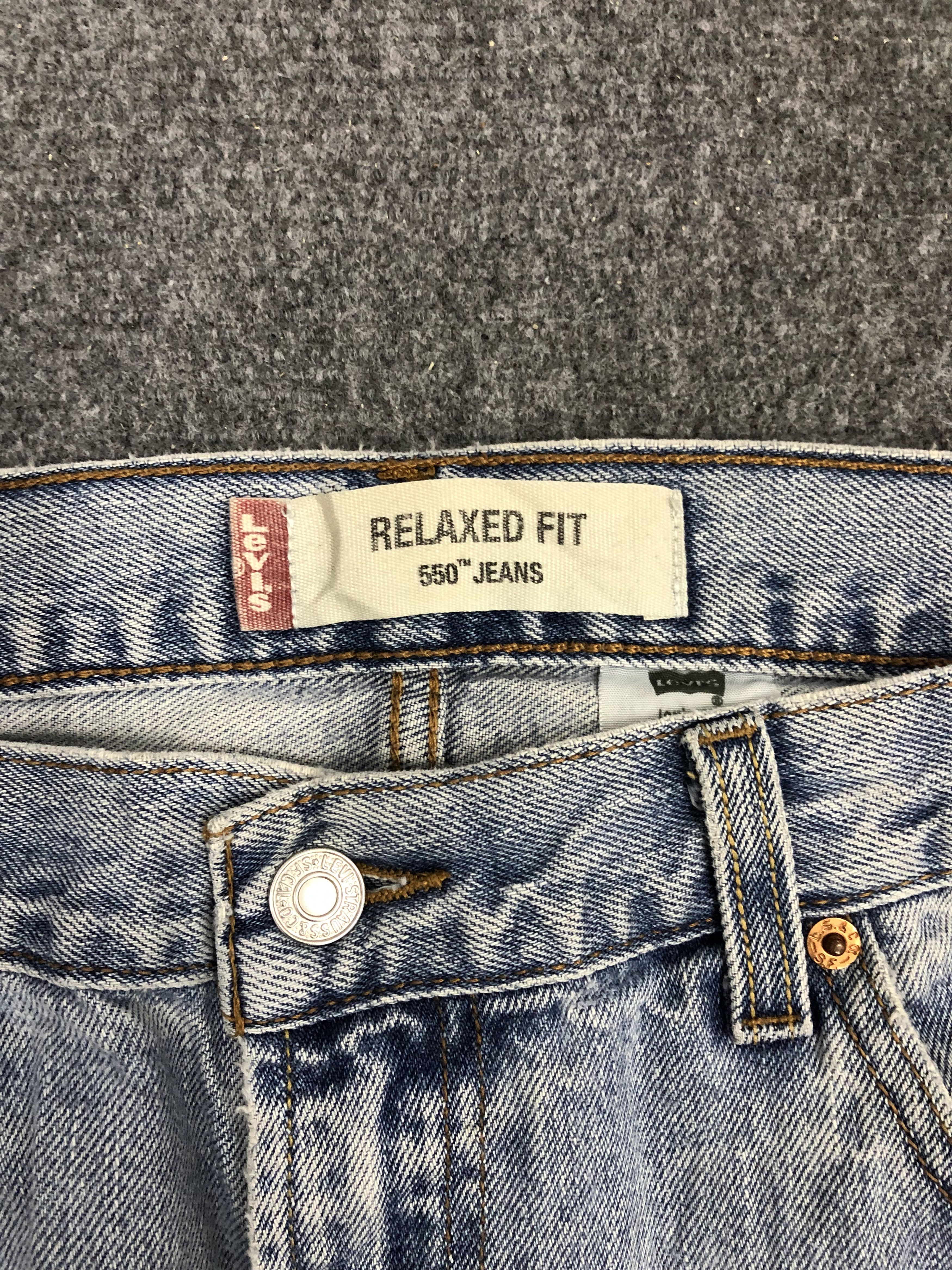 Levi's Vintage Levis 550 Light Blue Jeans DP1267 Size US 36 / EU 52 - 6 Thumbnail