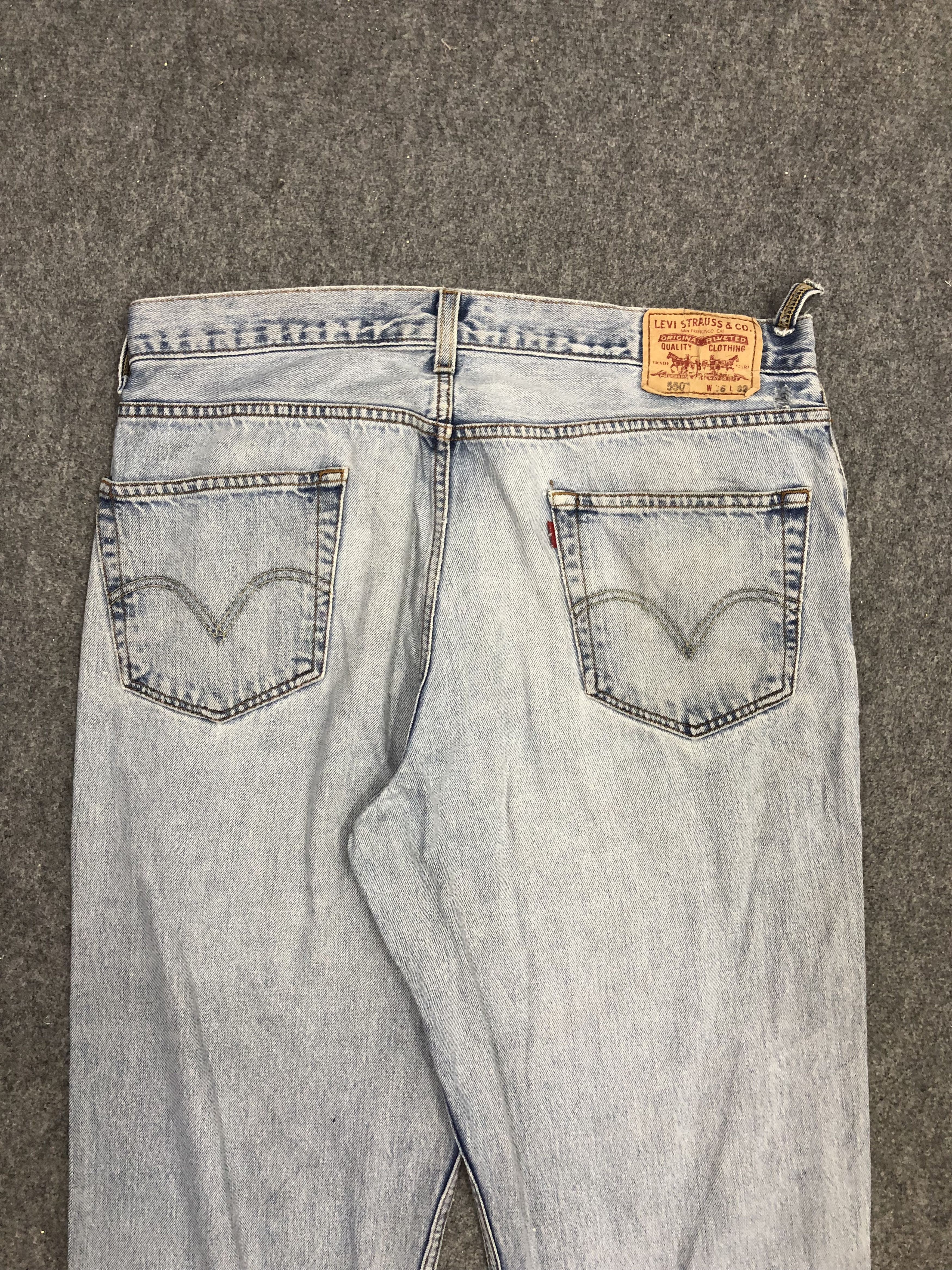 Levi's Vintage Levis 550 Light Blue Jeans DP1267 Size US 36 / EU 52 - 4 Thumbnail