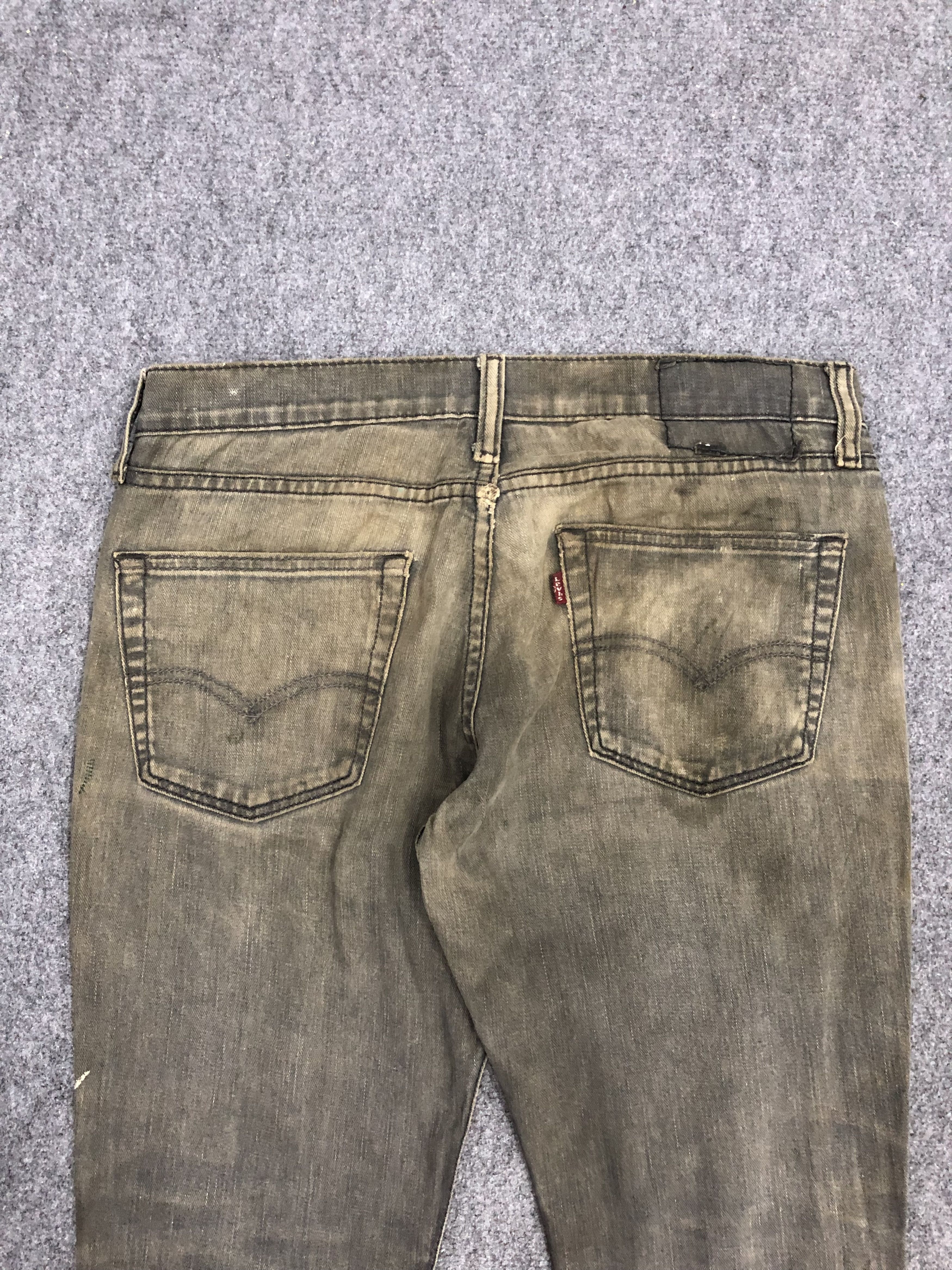 Levi's Vintage Levis Light Wash Black Jeans DP1254 Size US 35 - 4 Thumbnail