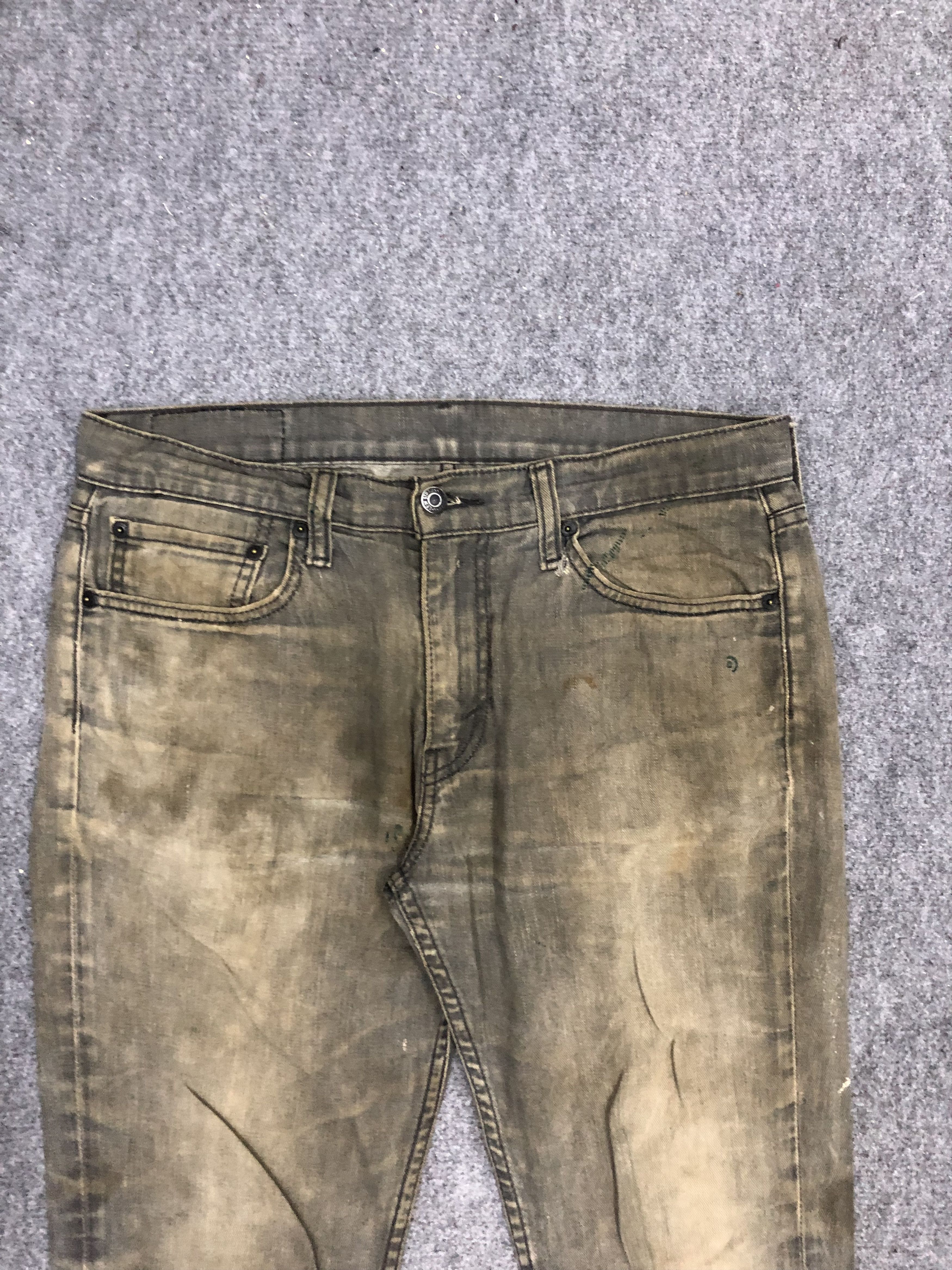 Levi's Vintage Levis Light Wash Black Jeans DP1254 Size US 35 - 2 Thumbnail