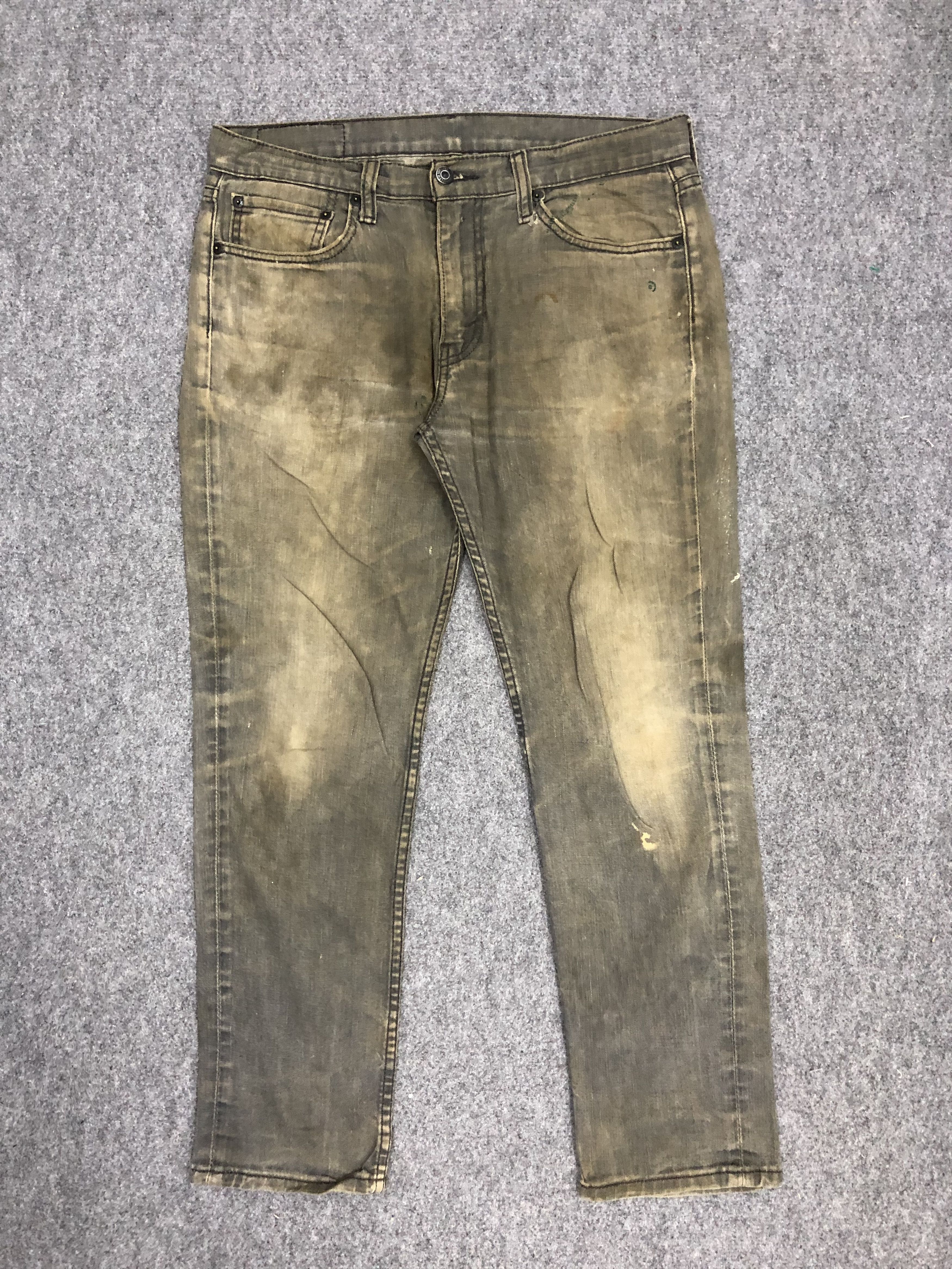 Levi's Vintage Levis Light Wash Black Jeans DP1254 Size US 35 - 1 Thumbnail