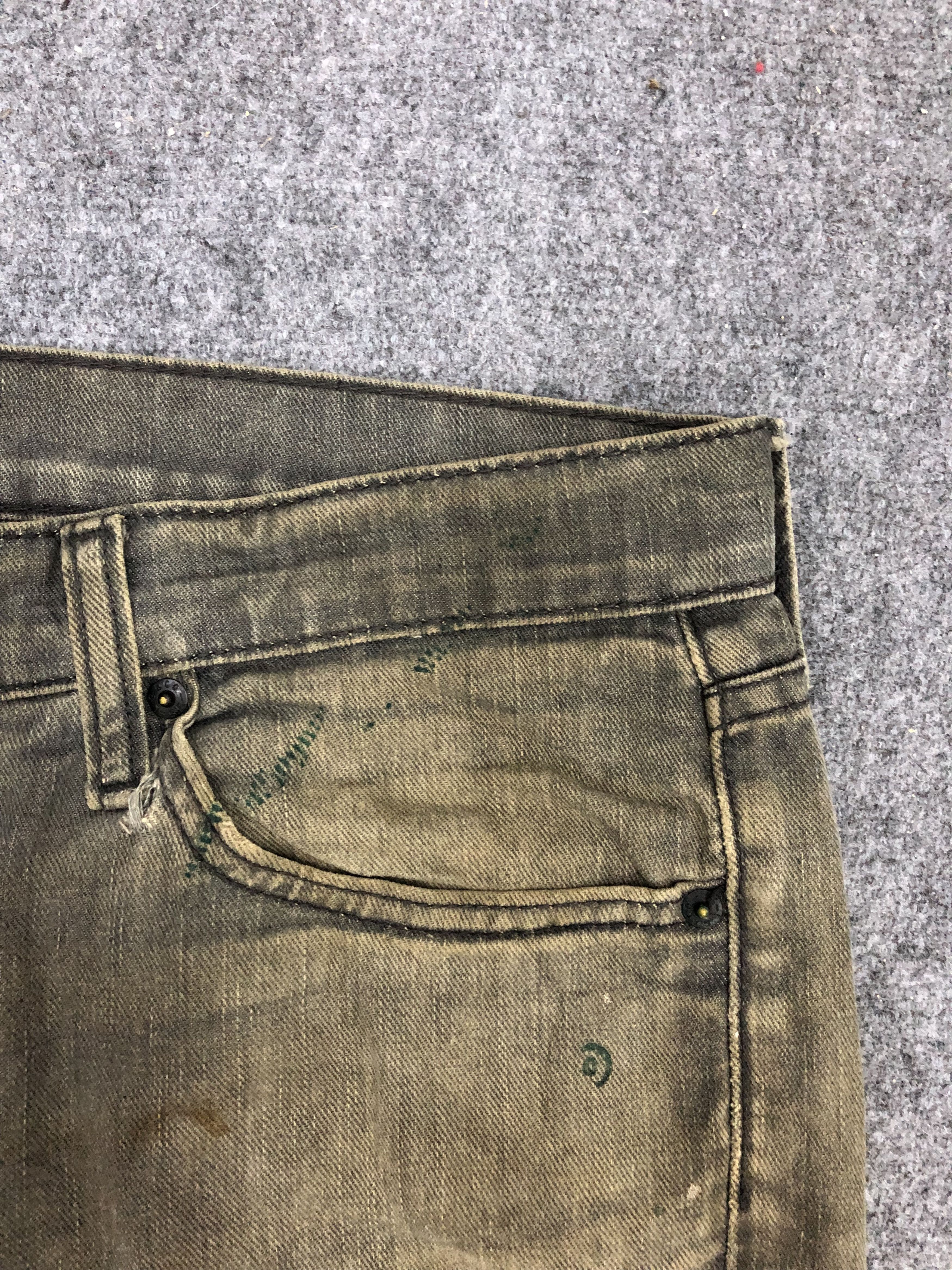 Levi's Vintage Levis Light Wash Black Jeans DP1254 Size US 35 - 8 Thumbnail
