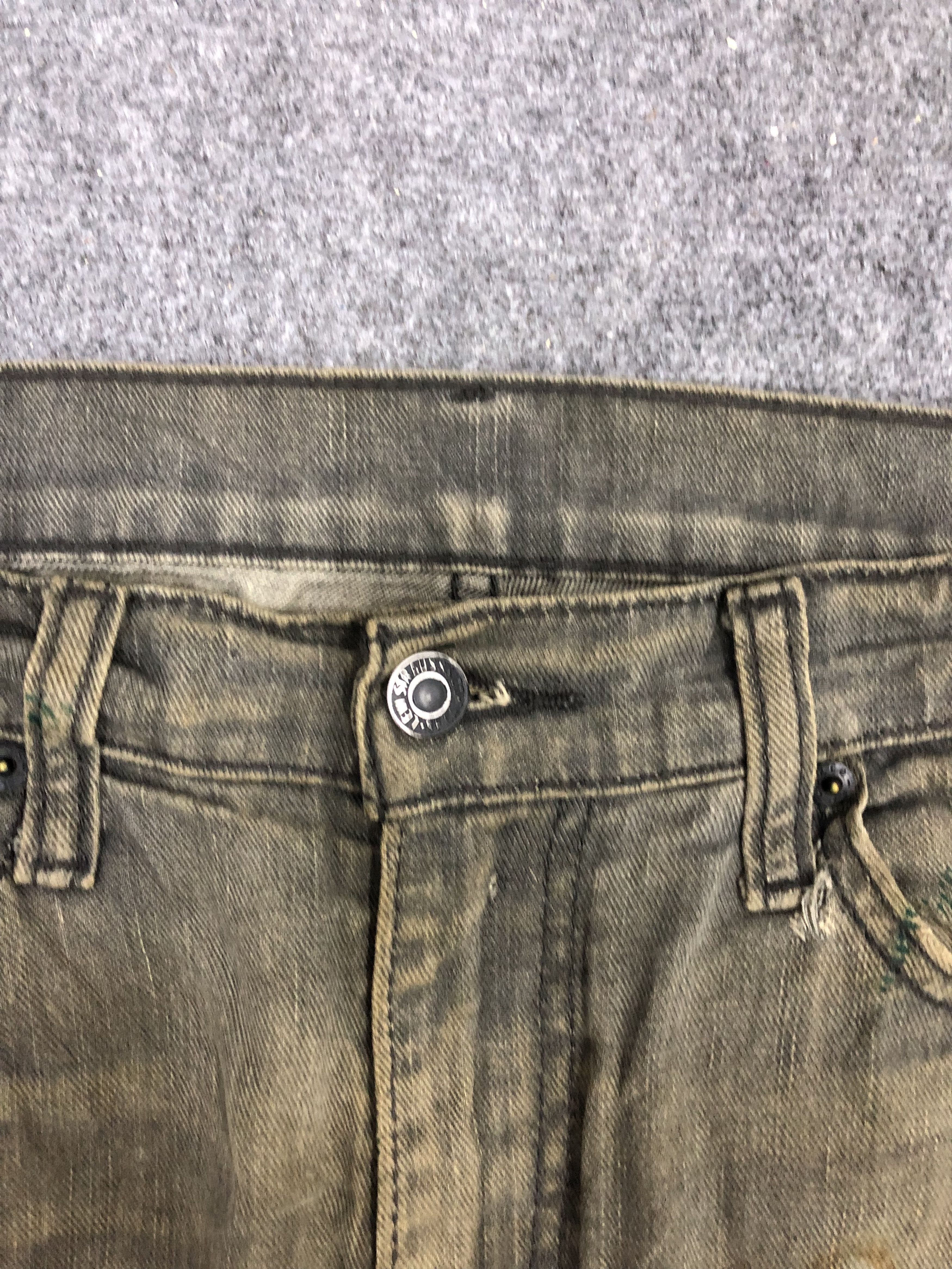 Levi's Vintage Levis Light Wash Black Jeans DP1254 Size US 35 - 10 Thumbnail