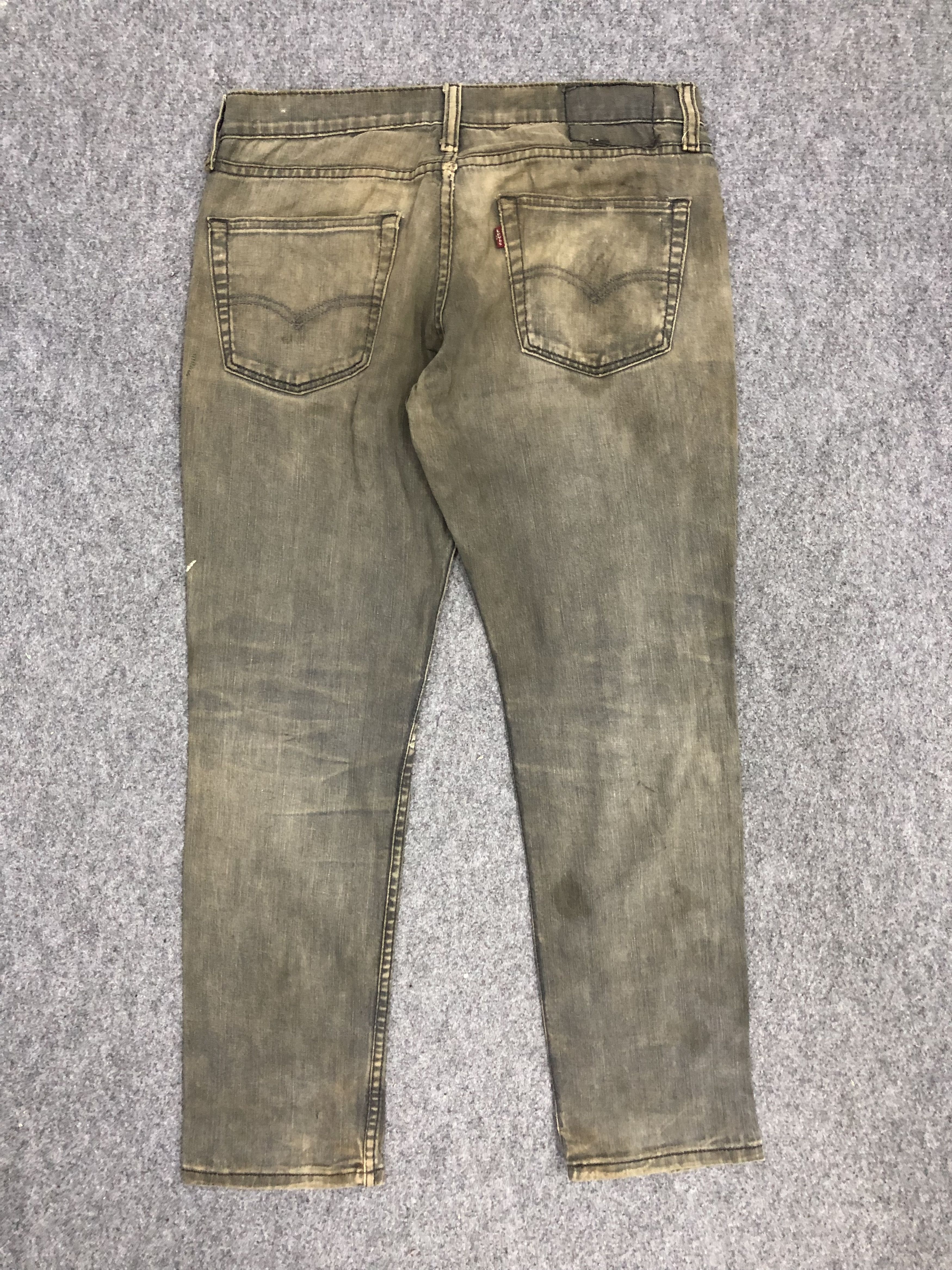 Levi's Vintage Levis Light Wash Black Jeans DP1254 Size US 35 - 3 Thumbnail