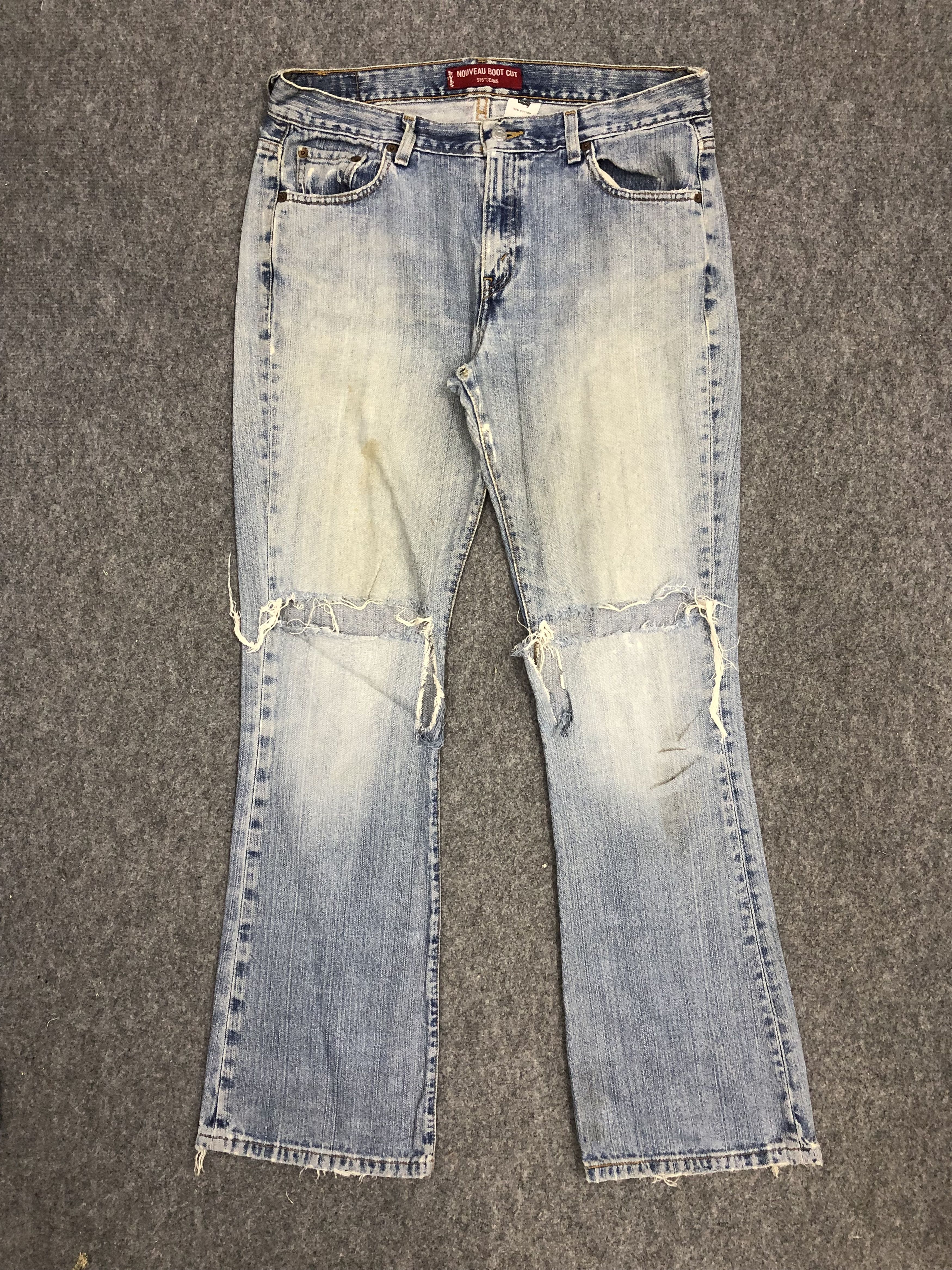 Levi's Vintage Levis 515 Flared Boot Cut Jeans DP1253 Size US 35 - 1 Thumbnail