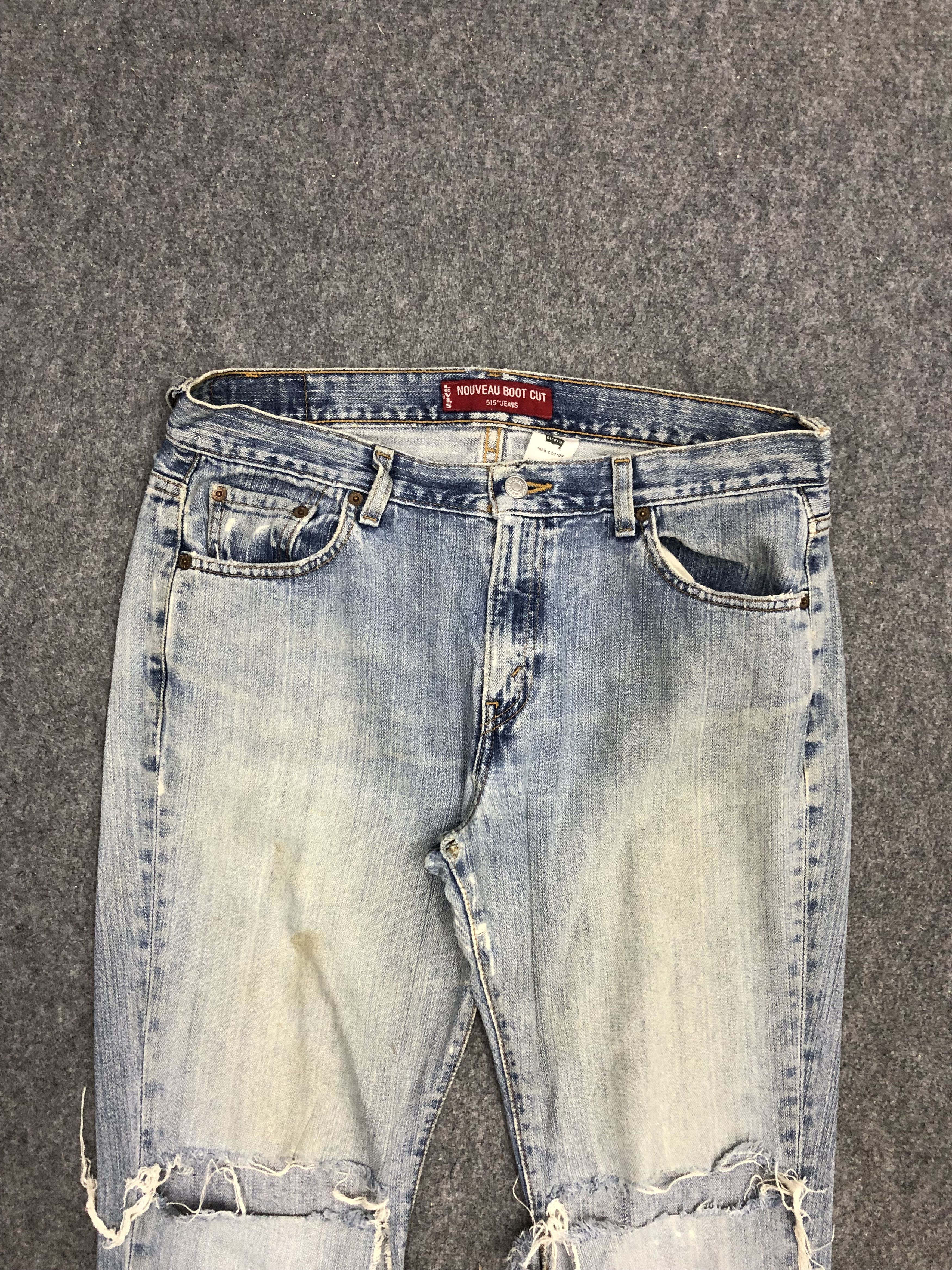 Levi's Vintage Levis 515 Flared Boot Cut Jeans DP1253 Size US 35 - 2 Thumbnail