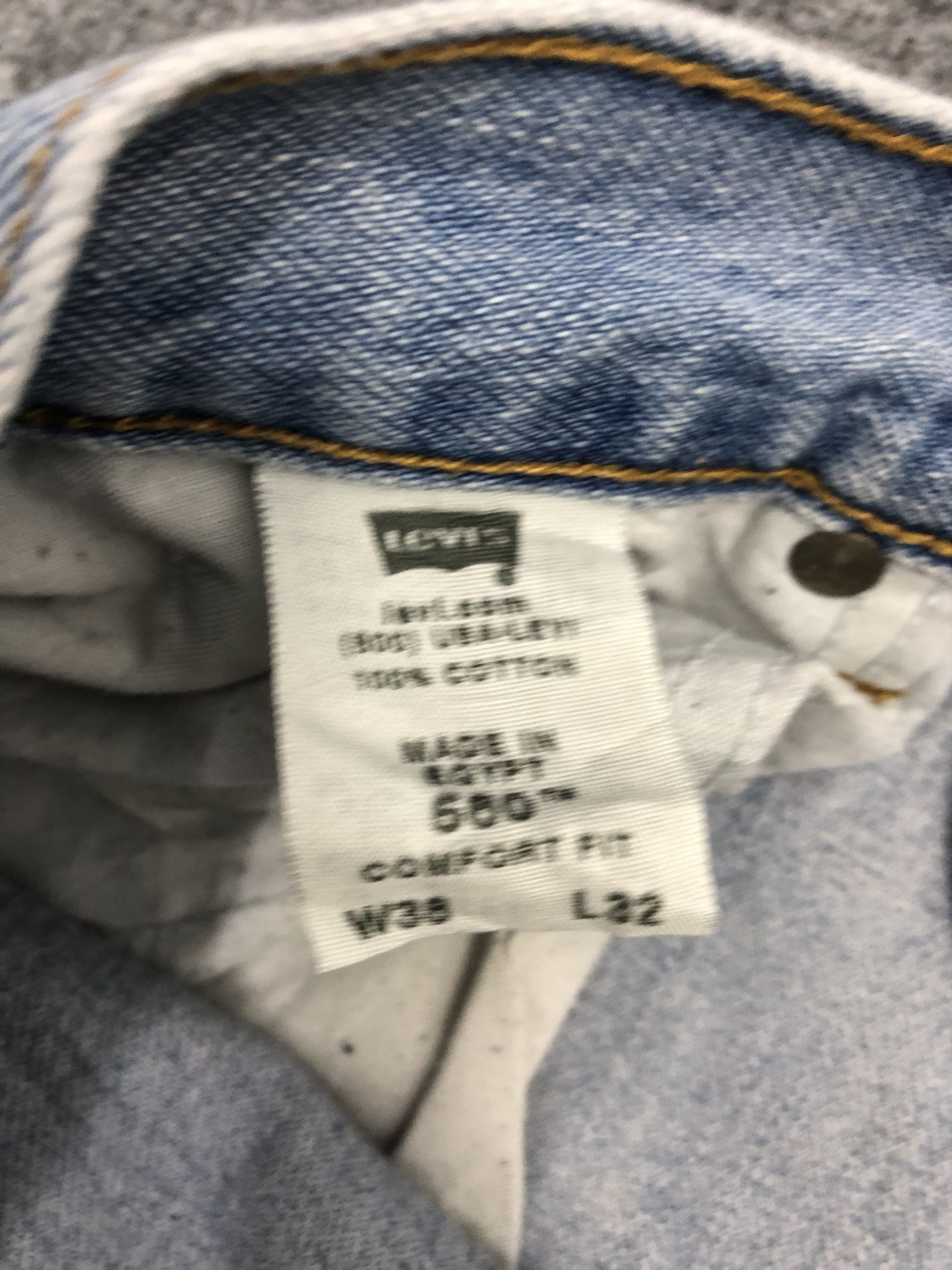 Levi's Vintage Levis 560 Sun Faded Jeans DP1262 Size US 40 / EU 56 - 6 Thumbnail