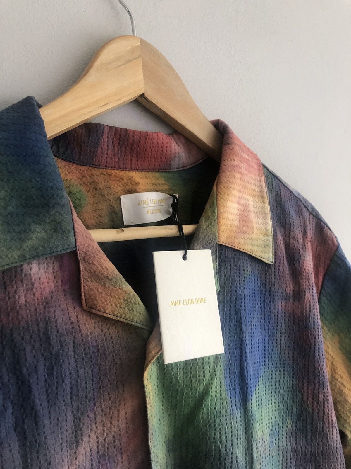 Aime Leon Dore Aimé Leon Dore Leisure Tie Dye Seersucker Shirt SS18 Size US L / EU 52-54 / 3 - 2 Thumbnail