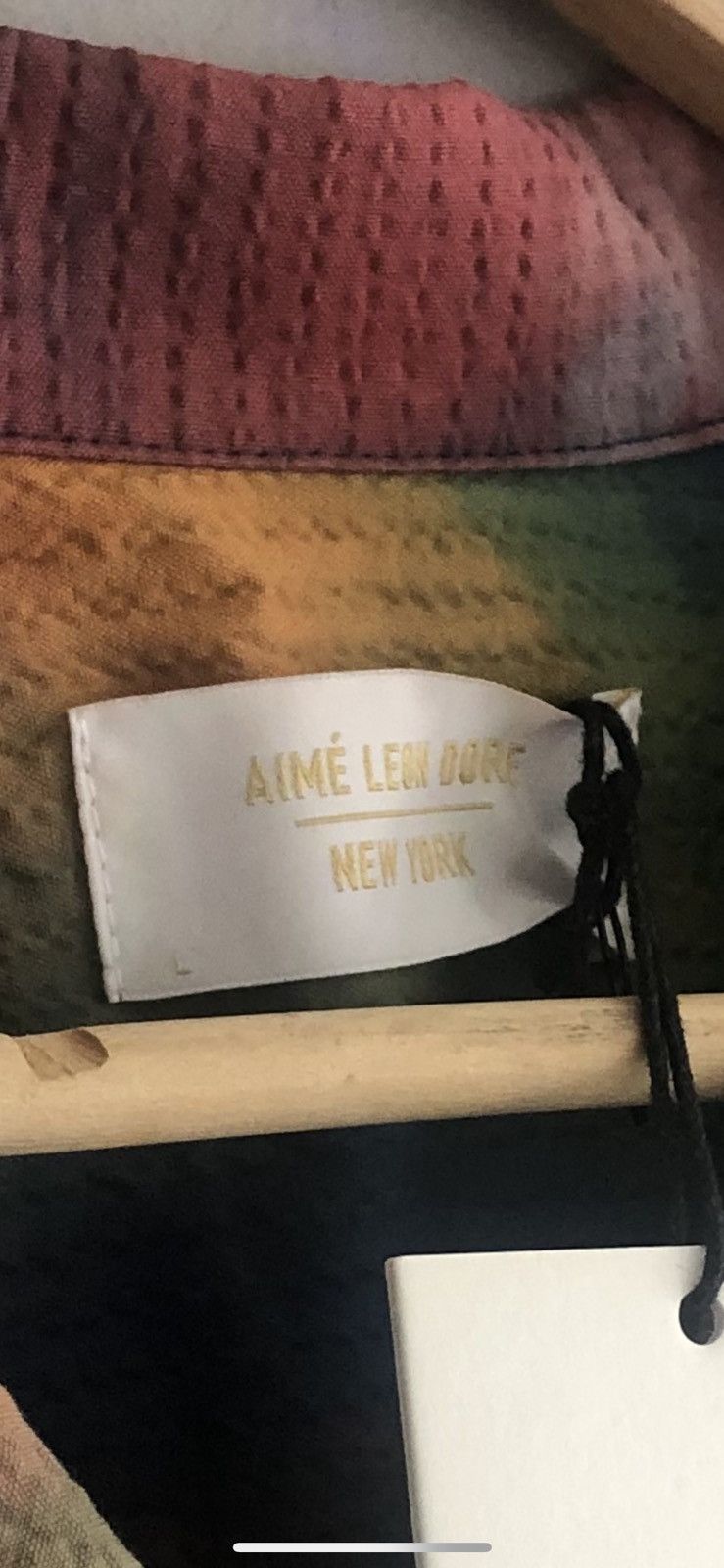 Aime Leon Dore Aimé Leon Dore Leisure Tie Dye Seersucker Shirt SS18 Size US L / EU 52-54 / 3 - 4 Thumbnail