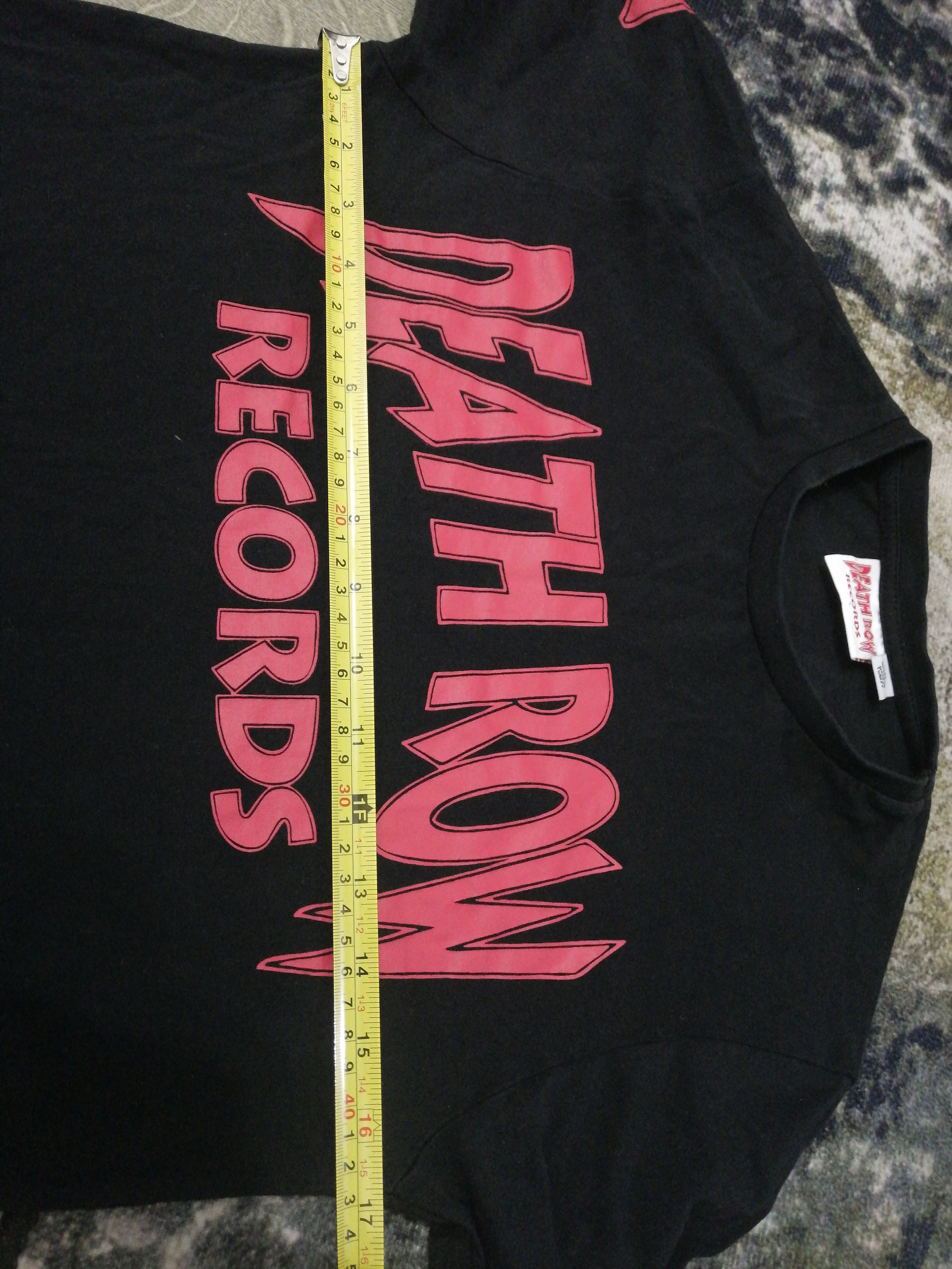 Band Tees × Death Row Records Long Sleeve Black t shirt Size US XS / EU 42 / 0 - 8 Thumbnail