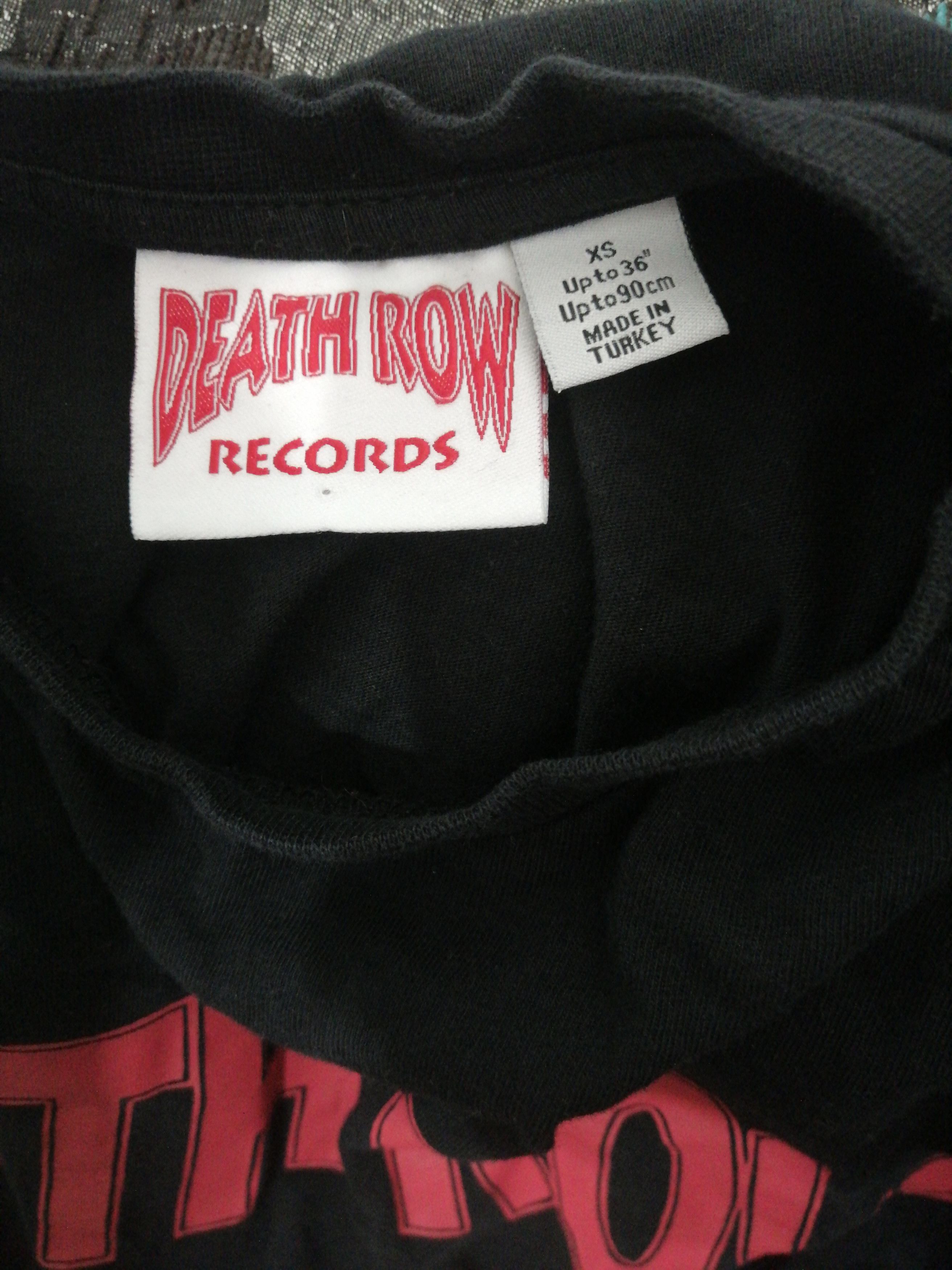 Band Tees × Death Row Records Long Sleeve Black t shirt Size US XS / EU 42 / 0 - 6 Thumbnail