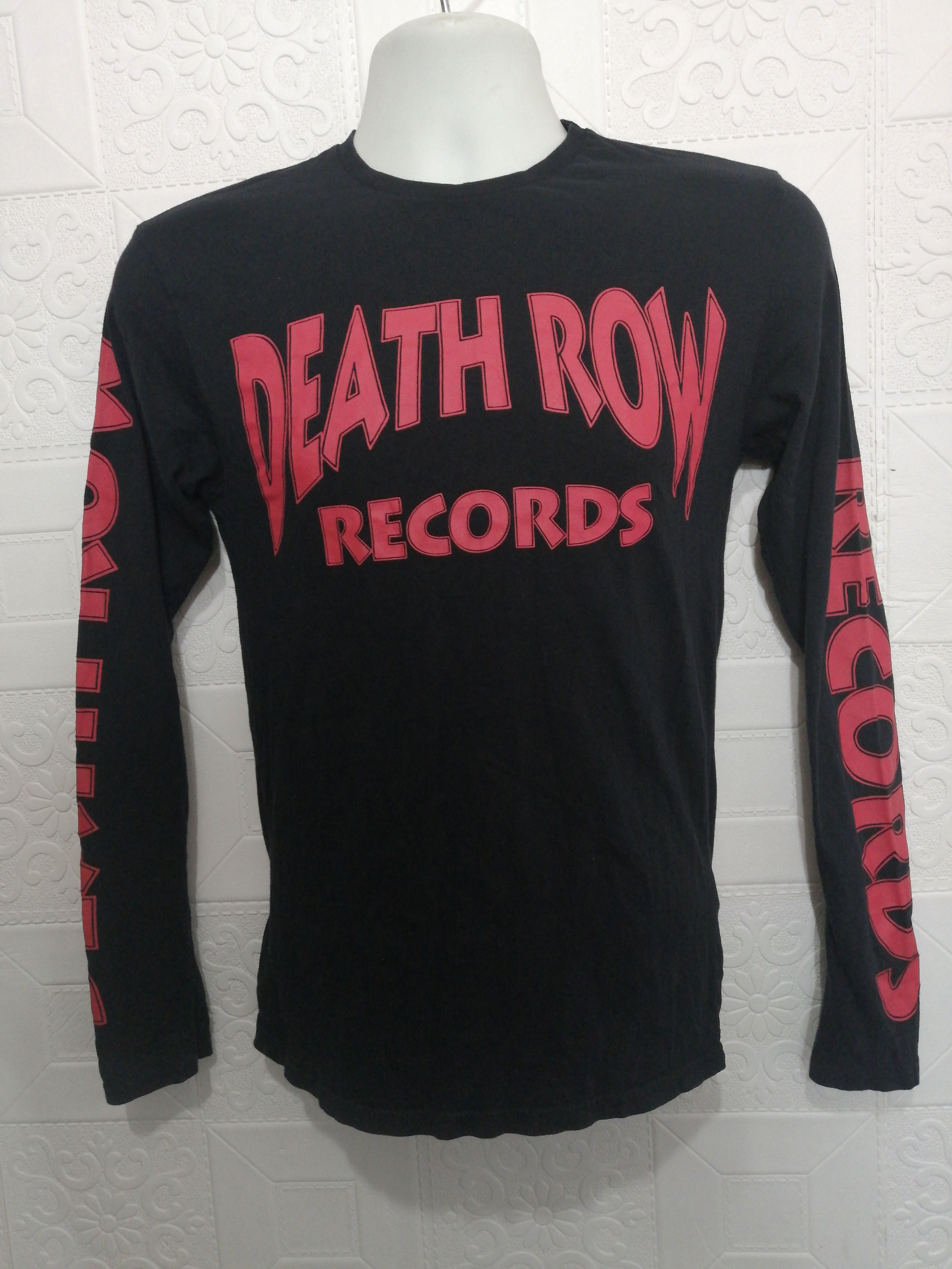 Band Tees × Death Row Records Long Sleeve Black t shirt Size US XS / EU 42 / 0 - 1 Thumbnail