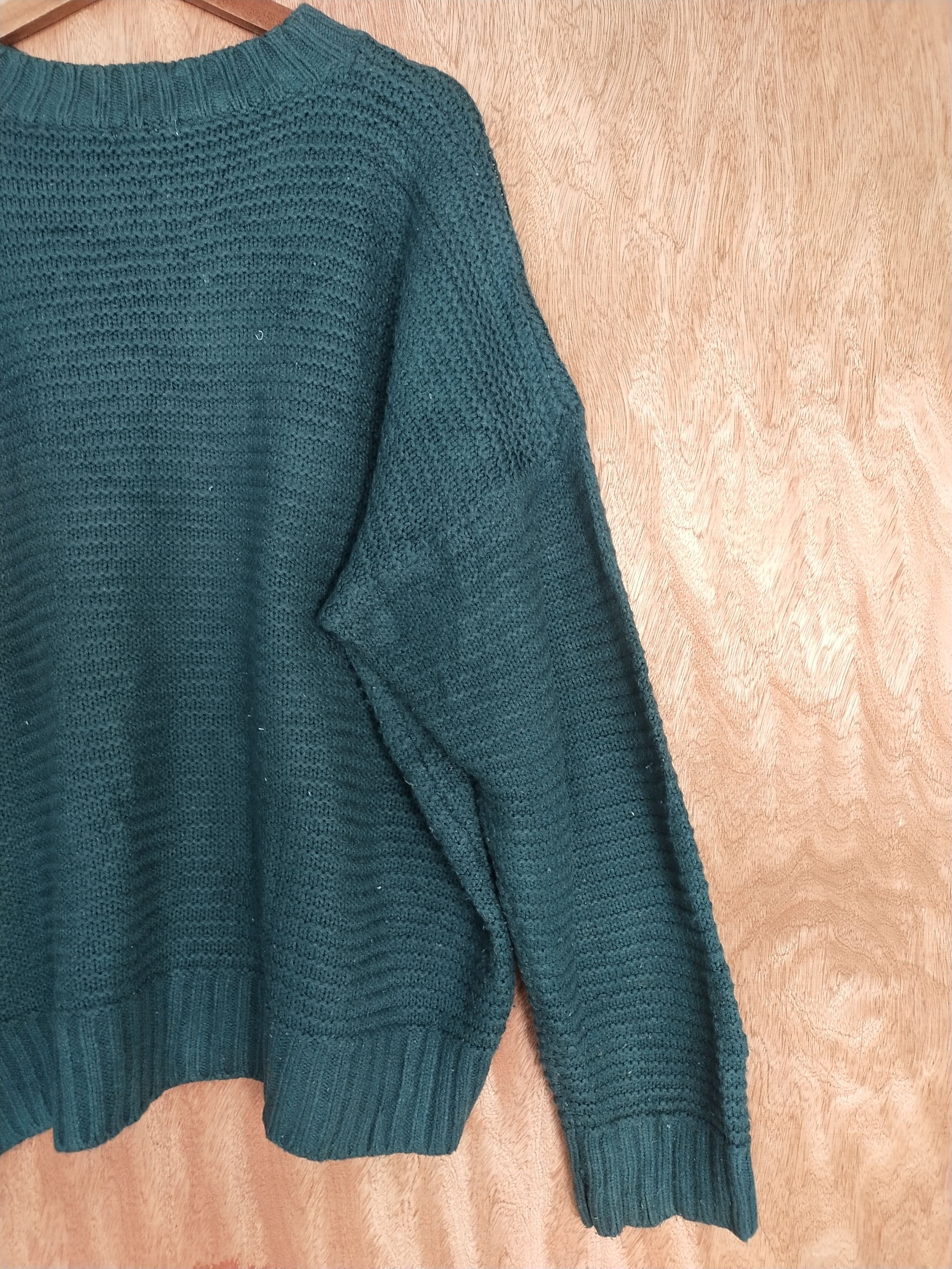 Homespun Knitwear × Japanese Brand GU japan dark green knitwear sweatshirt #H268 Size US L / EU 52-54 / 3 - 7 Thumbnail