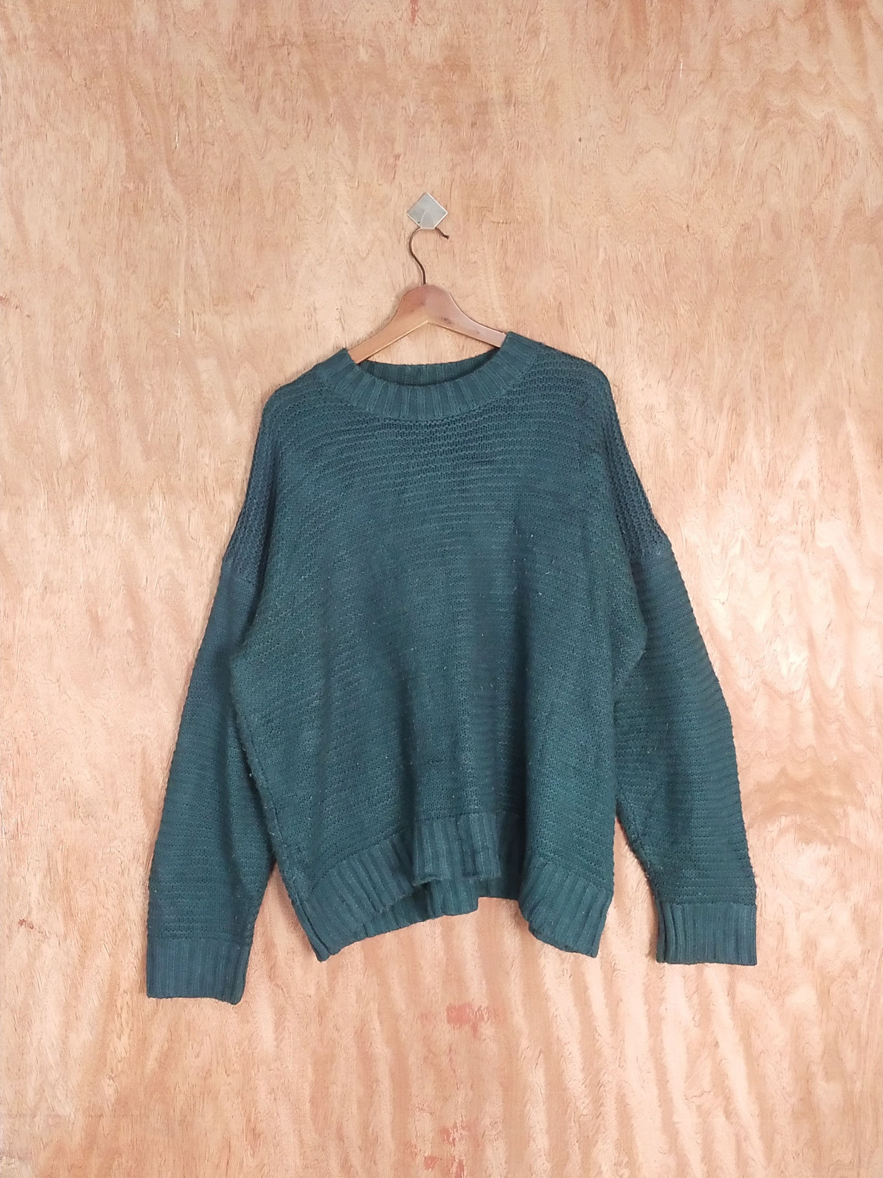 Homespun Knitwear × Japanese Brand GU japan dark green knitwear sweatshirt #H268 Size US L / EU 52-54 / 3 - 1 Thumbnail