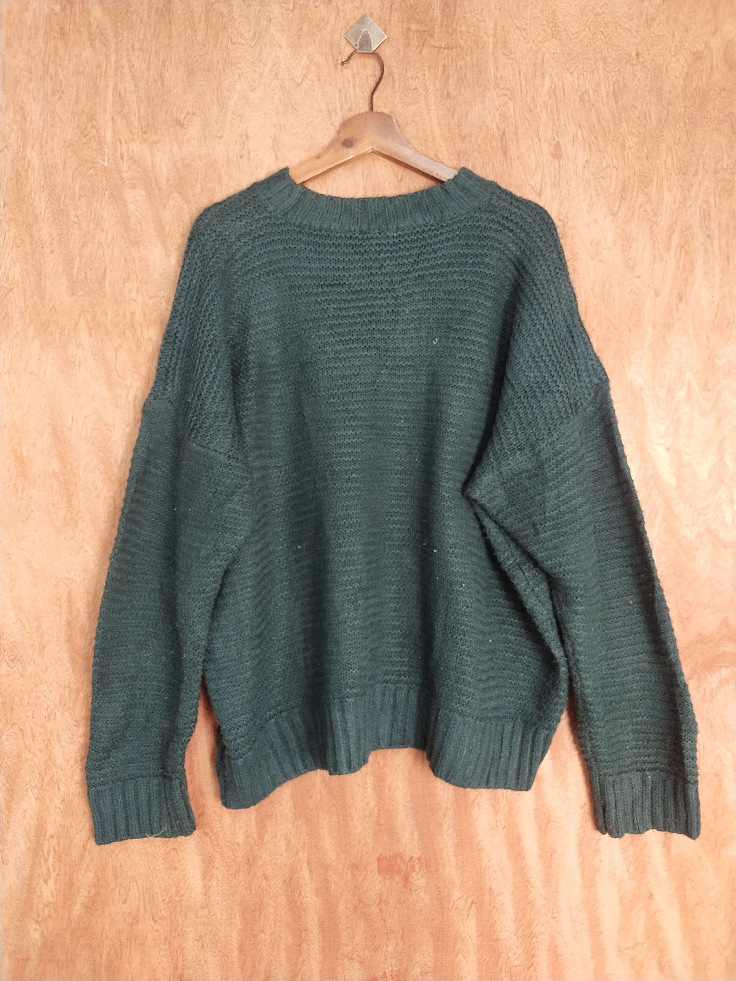 Homespun Knitwear × Japanese Brand GU japan dark green knitwear sweatshirt #H268 Size US L / EU 52-54 / 3 - 6 Thumbnail