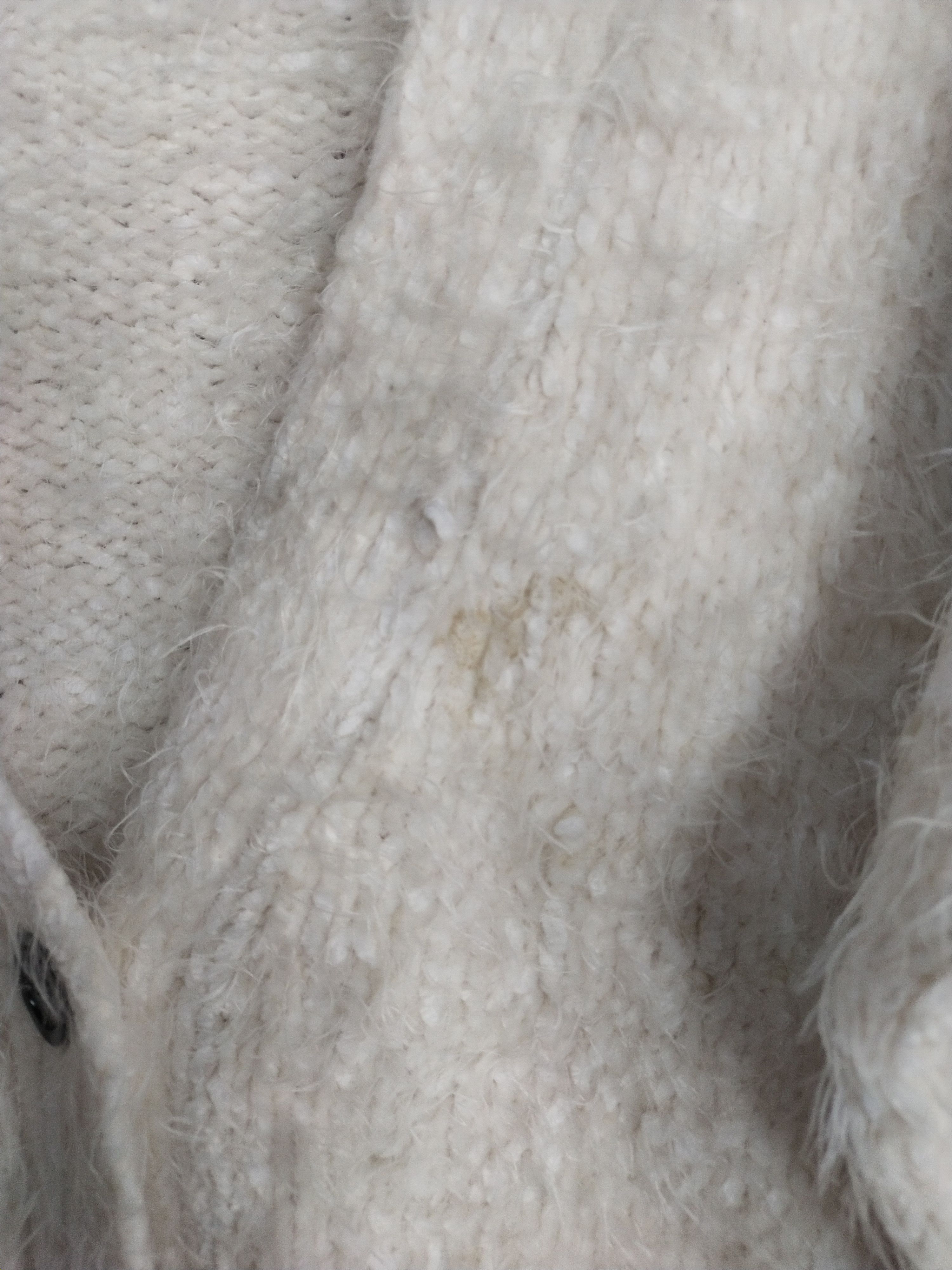 Homespun Knitwear Japan cardigan Cream mohair shaggy knitwear #H269 Size L / US 10 / IT 46 - 3 Thumbnail