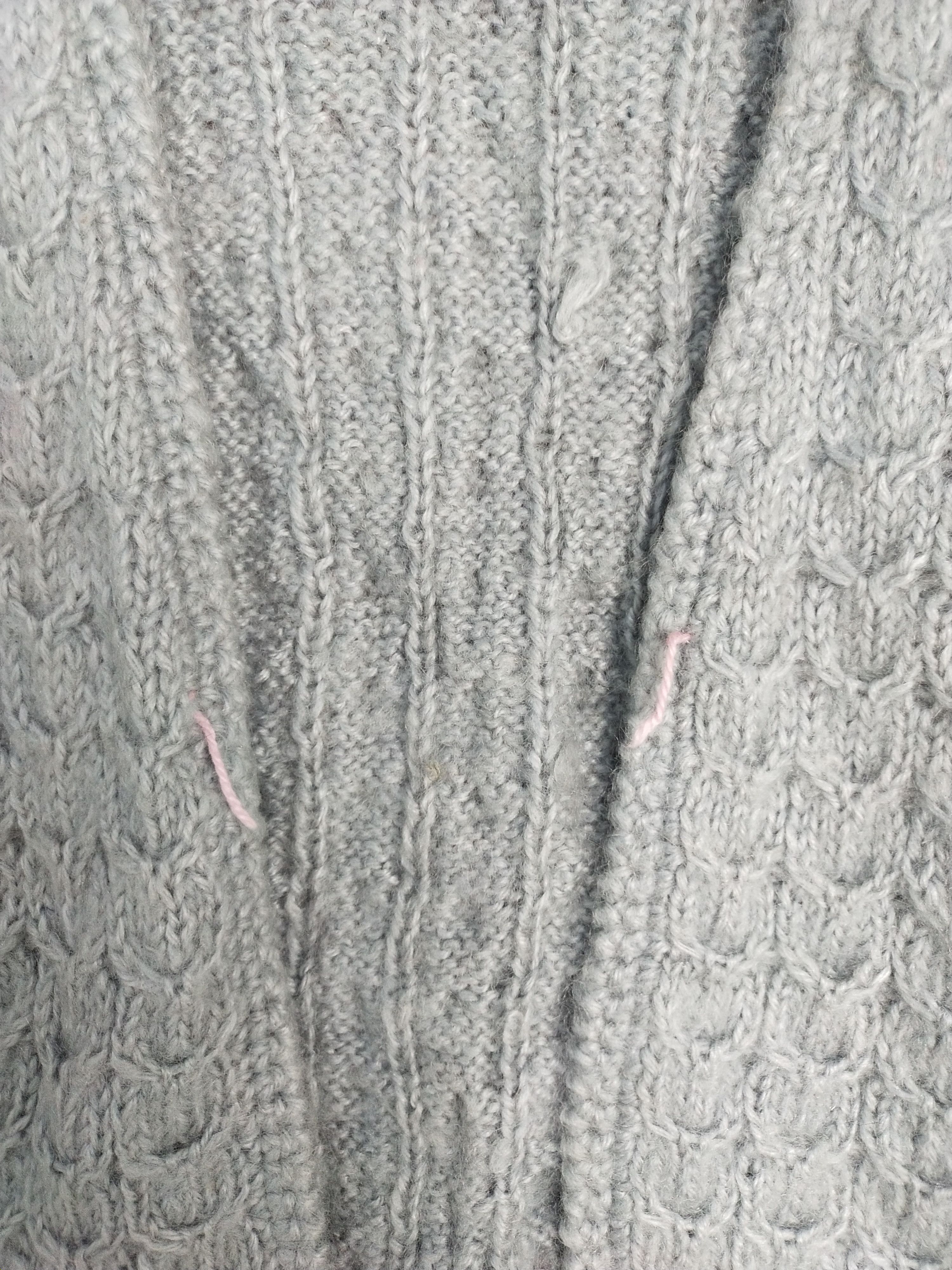 Homespun Knitwear Japan Gray sleeveless vest vintage knitwear #H270 Size US L / EU 52-54 / 3 - 4 Thumbnail
