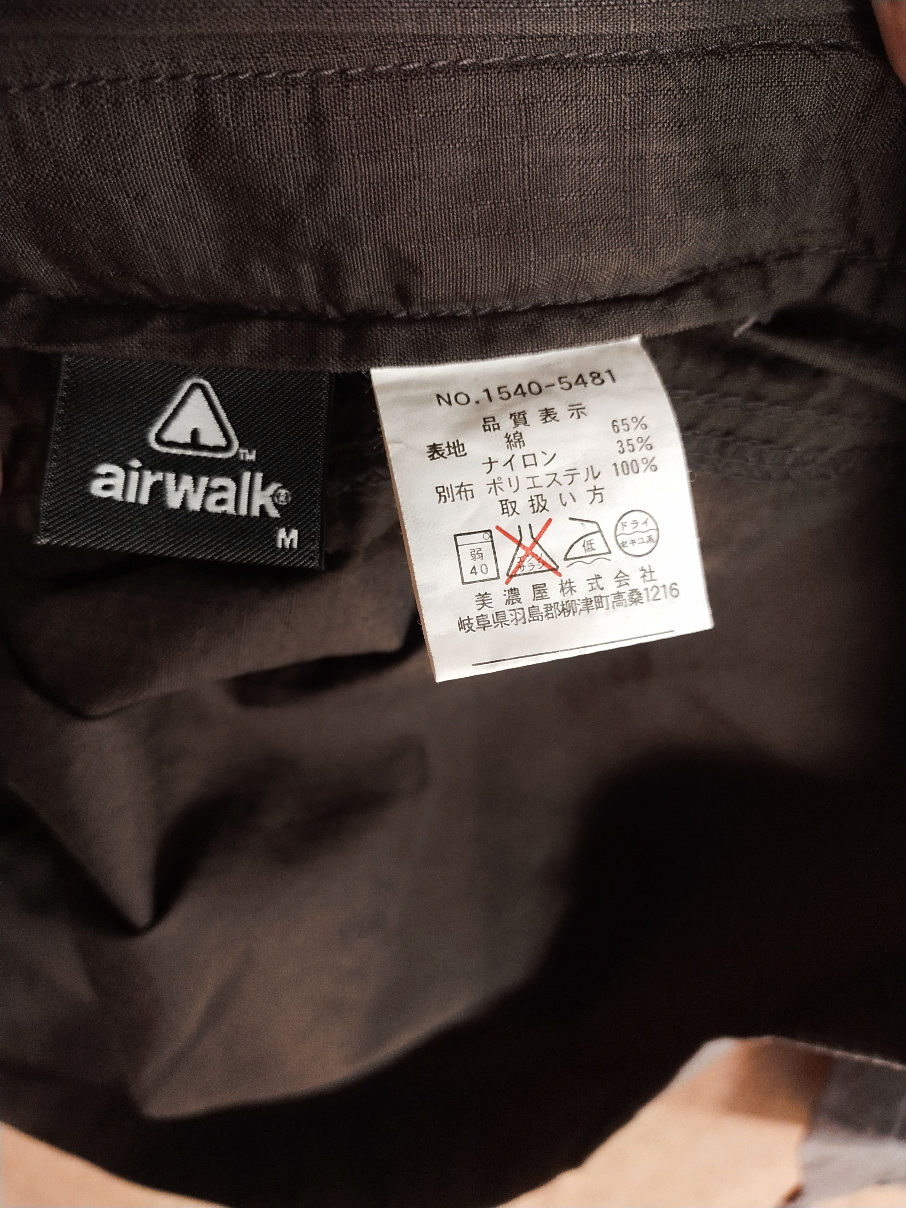 Airwalk × Japanese Brand Airwalk dark brown windbreaker jacket sweaters #S073 Size US M / EU 48-50 / 2 - 10 Thumbnail