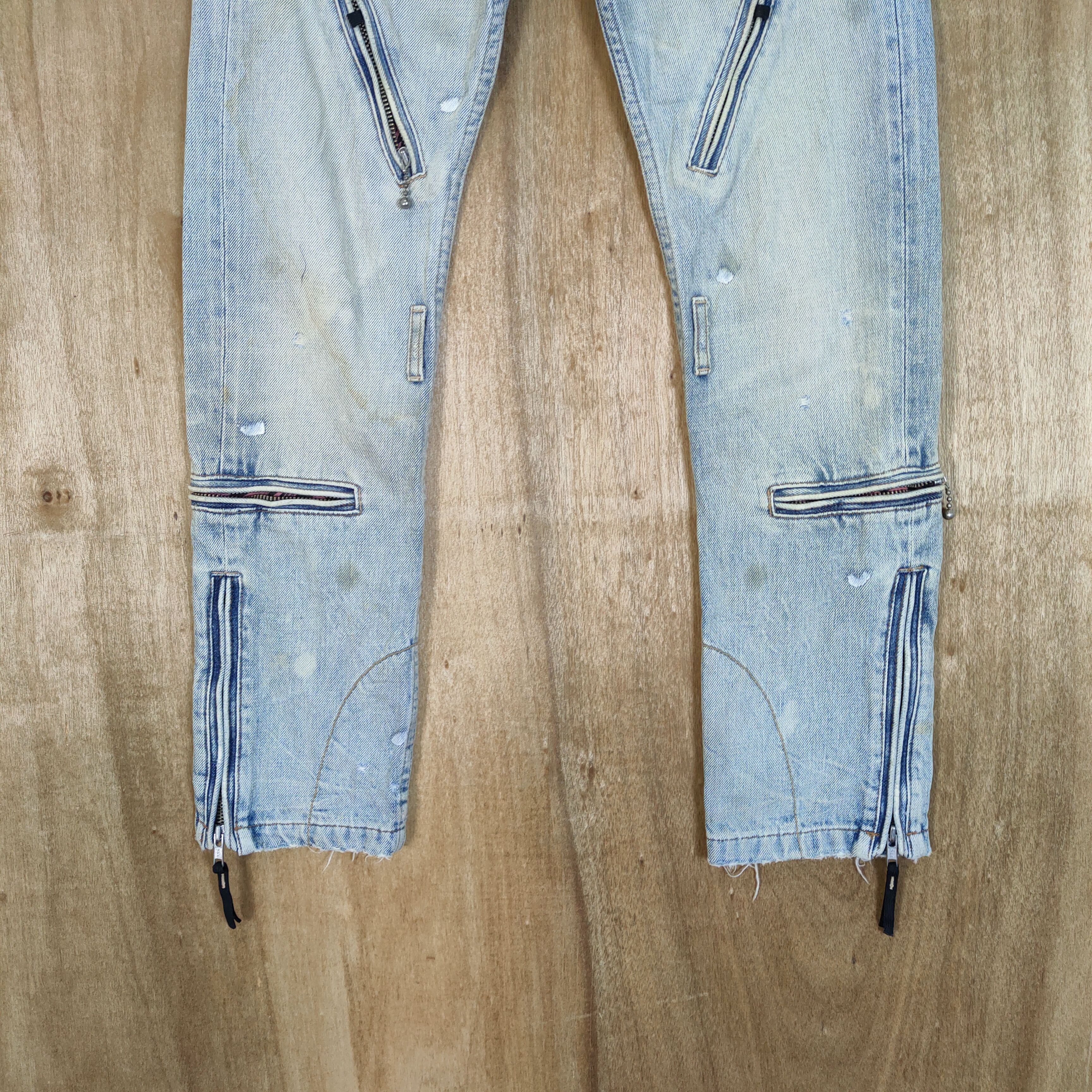 Japanese Brand × Jean × Seditionaries RNA SKINNY FADED LIGHT BLUE JEAN DENIM PANTS Size US 29 - 3 Thumbnail