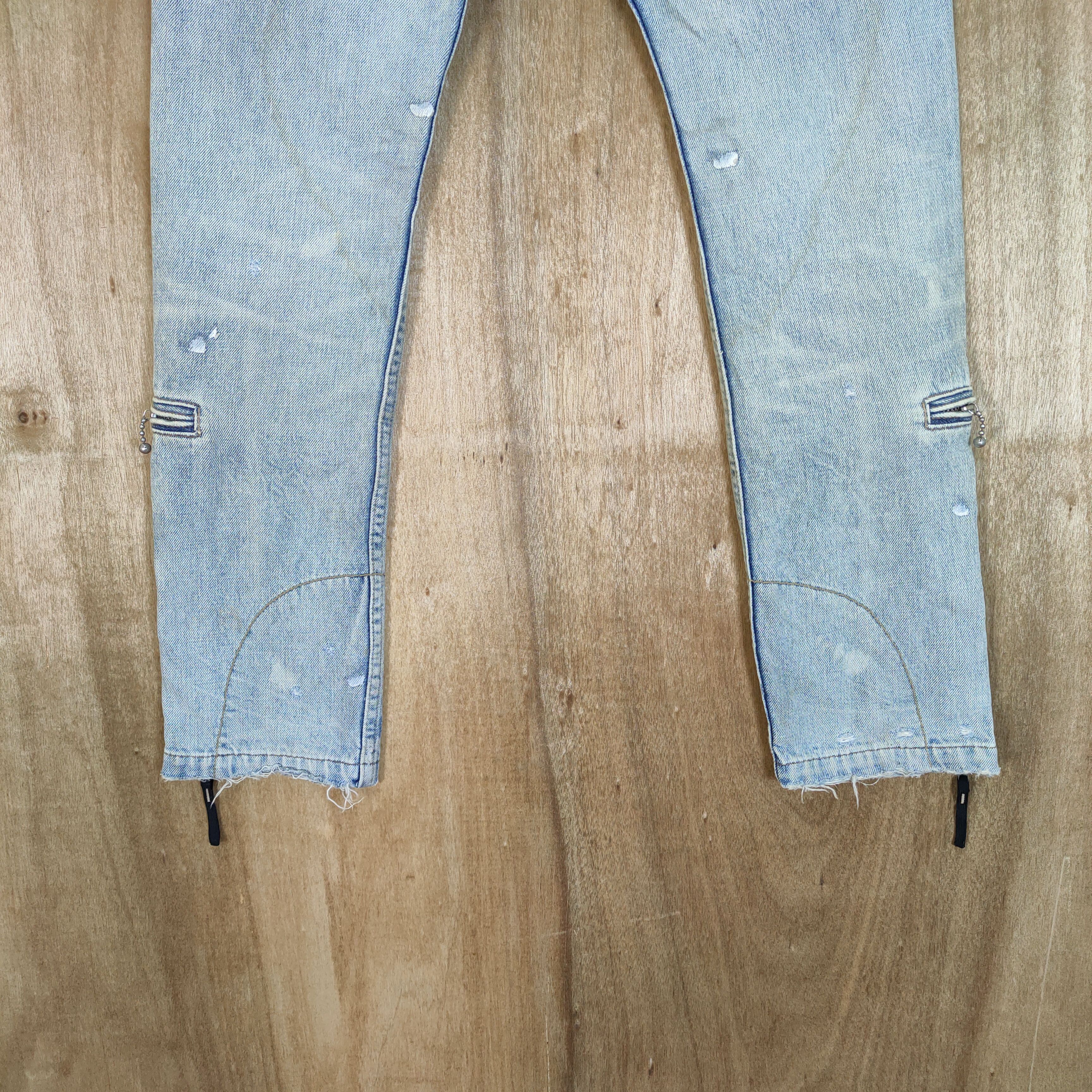 Japanese Brand × Jean × Seditionaries RNA SKINNY FADED LIGHT BLUE JEAN DENIM PANTS Size US 29 - 6 Thumbnail