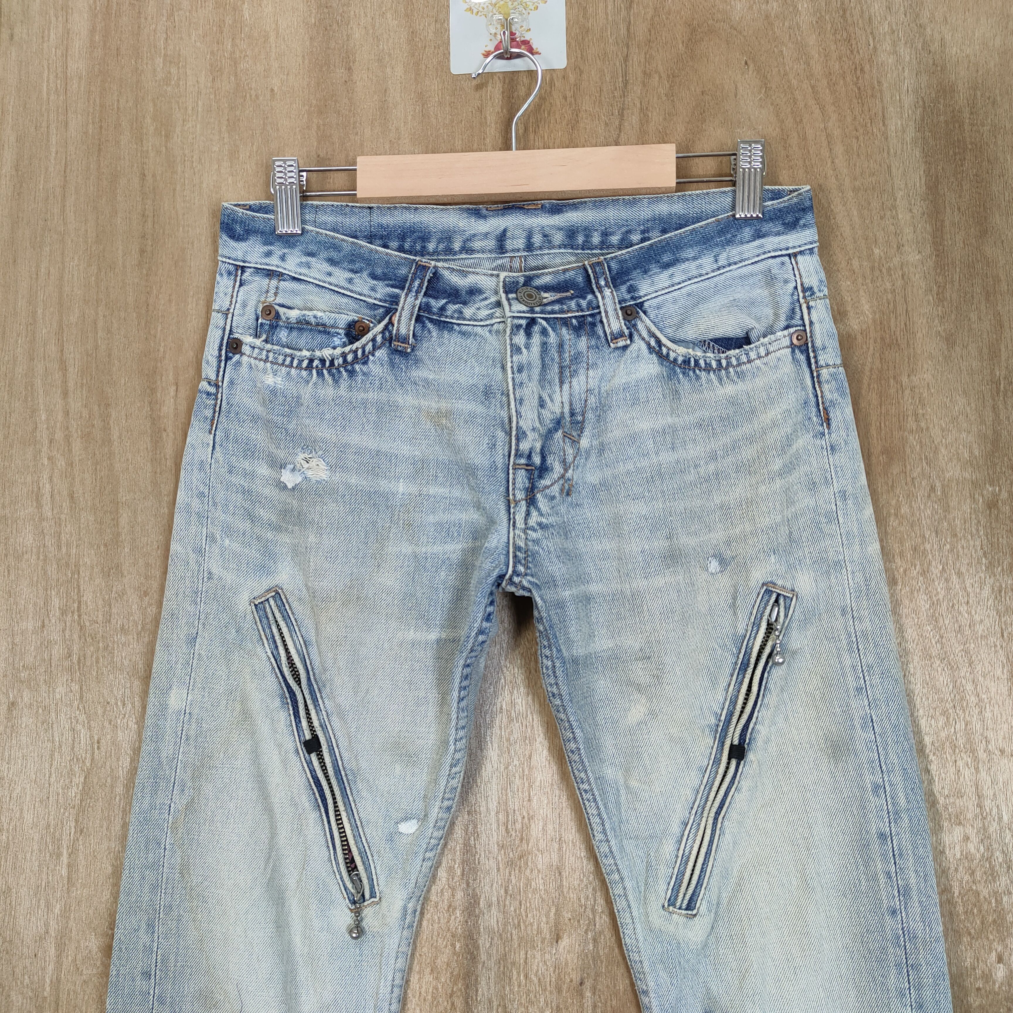 Japanese Brand × Jean × Seditionaries RNA SKINNY FADED LIGHT BLUE JEAN DENIM PANTS Size US 29 - 2 Thumbnail