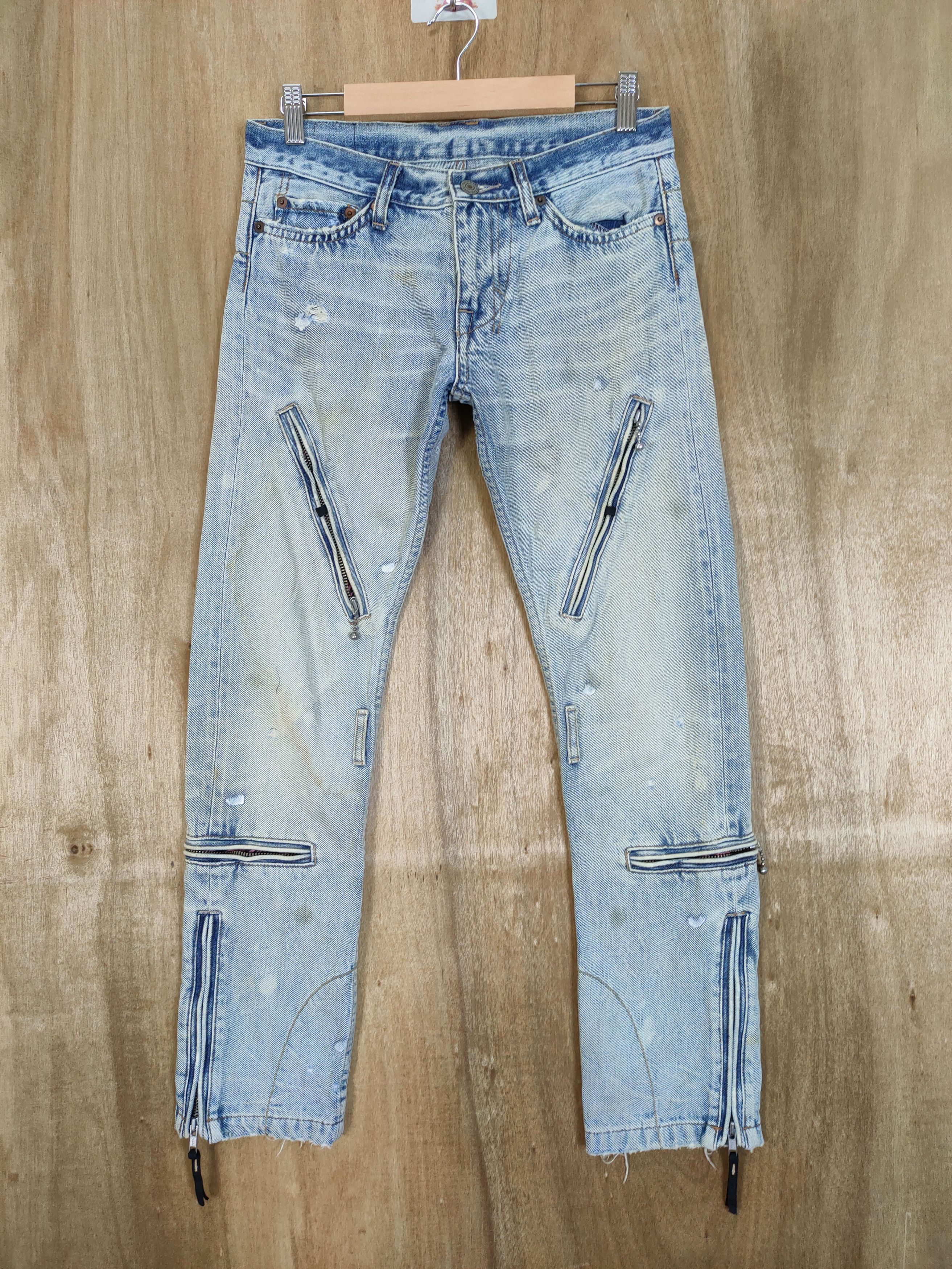 Japanese Brand × Jean × Seditionaries RNA SKINNY FADED LIGHT BLUE JEAN DENIM PANTS Size US 29 - 1 Thumbnail