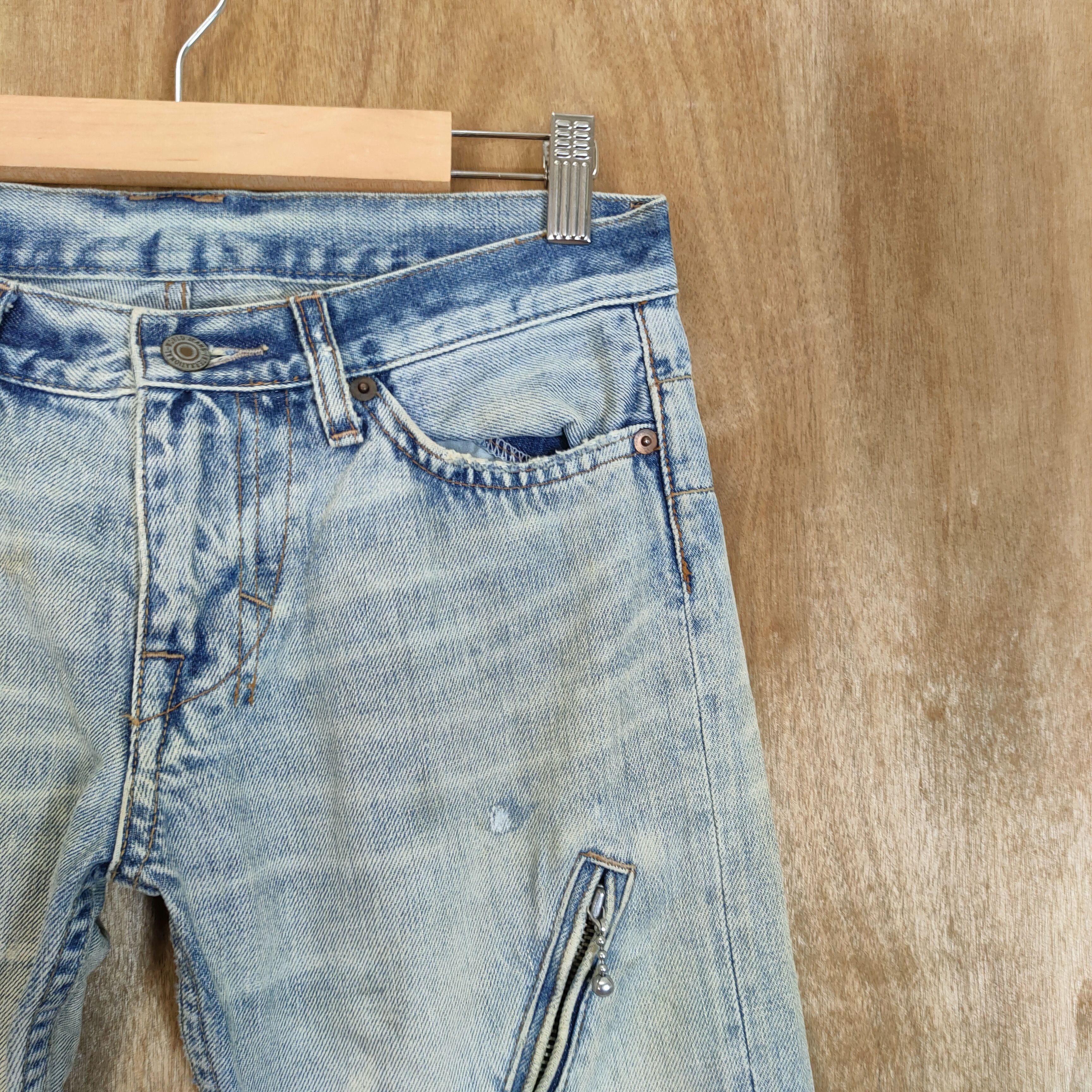 Japanese Brand × Jean × Seditionaries RNA SKINNY FADED LIGHT BLUE JEAN DENIM PANTS Size US 29 - 10 Thumbnail