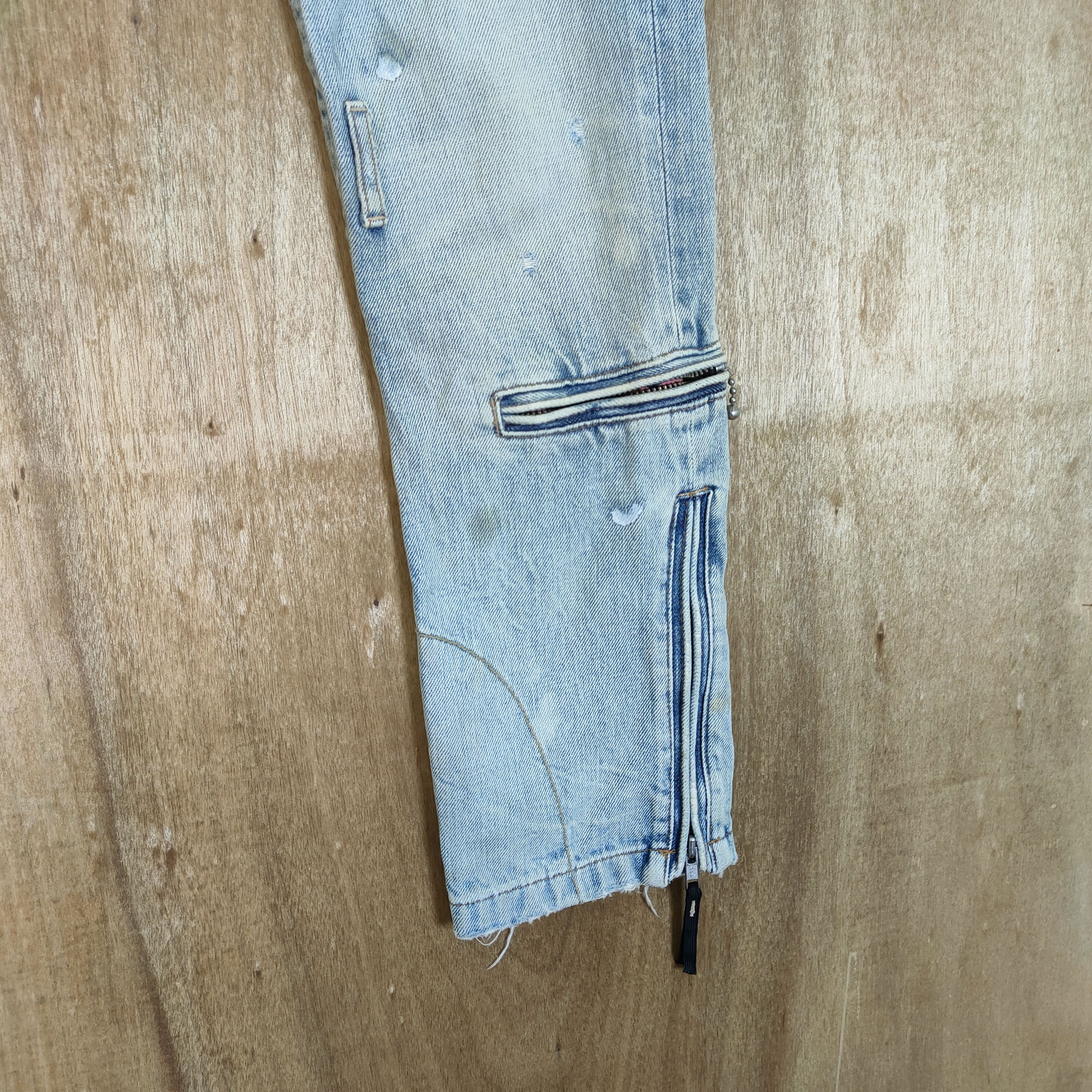 Japanese Brand × Jean × Seditionaries RNA SKINNY FADED LIGHT BLUE JEAN DENIM PANTS Size US 29 - 12 Thumbnail