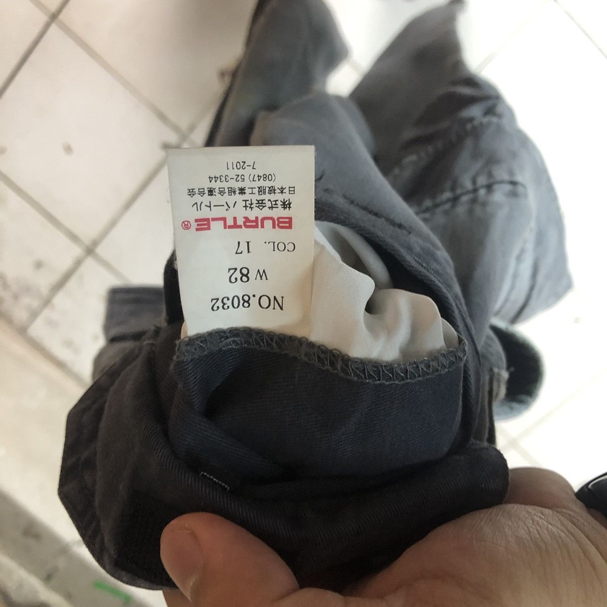 Faded Glory × Japanese Brand Burtle Grey Faded Cargo Multipocket Pants #6849 Size US 31 - 18 Thumbnail