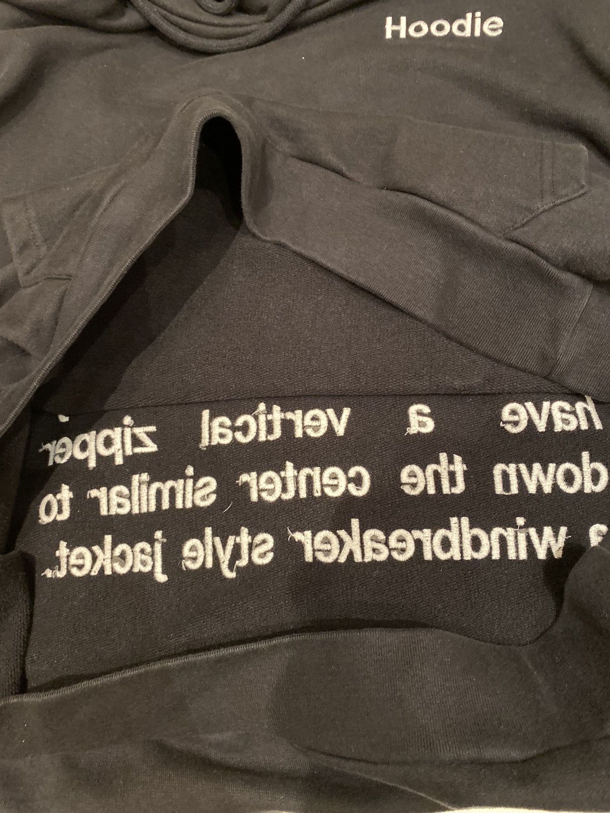 Vetements “Definition” Hoodie 2016 Embroidered