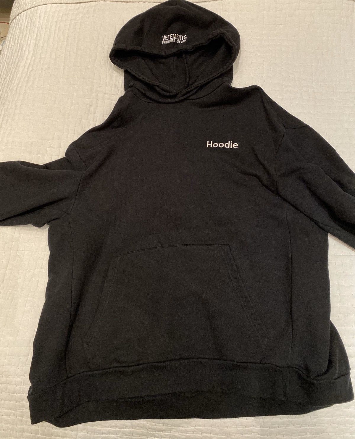 Vetements “Definition” Hoodie 2016 Embroidered