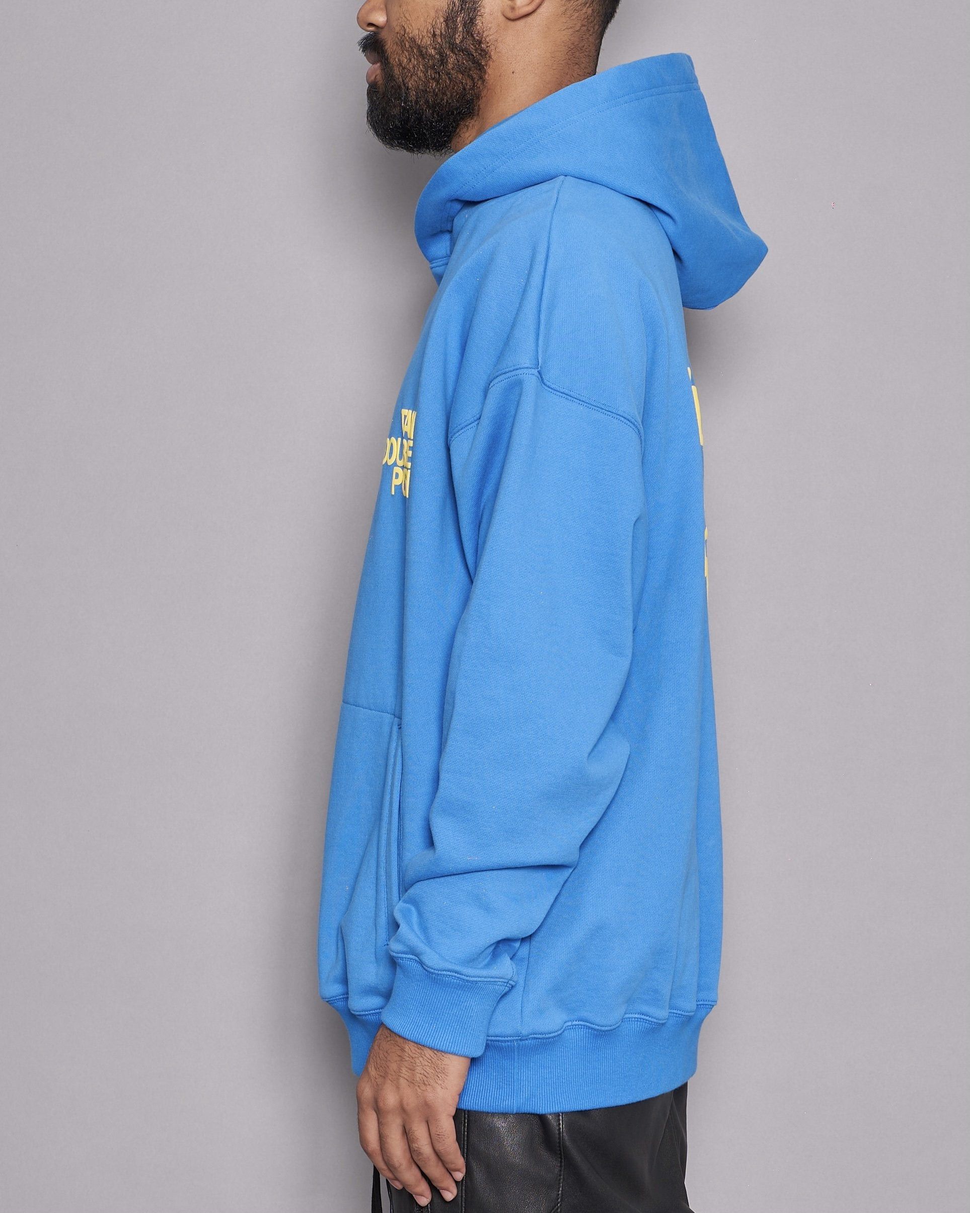 Japanese Brand 🇯🇵TAIN Double Push SWEAT HEAVY HOODIE BLUE🇯🇵 Size US L / EU 52-54 / 3 - 4 Thumbnail