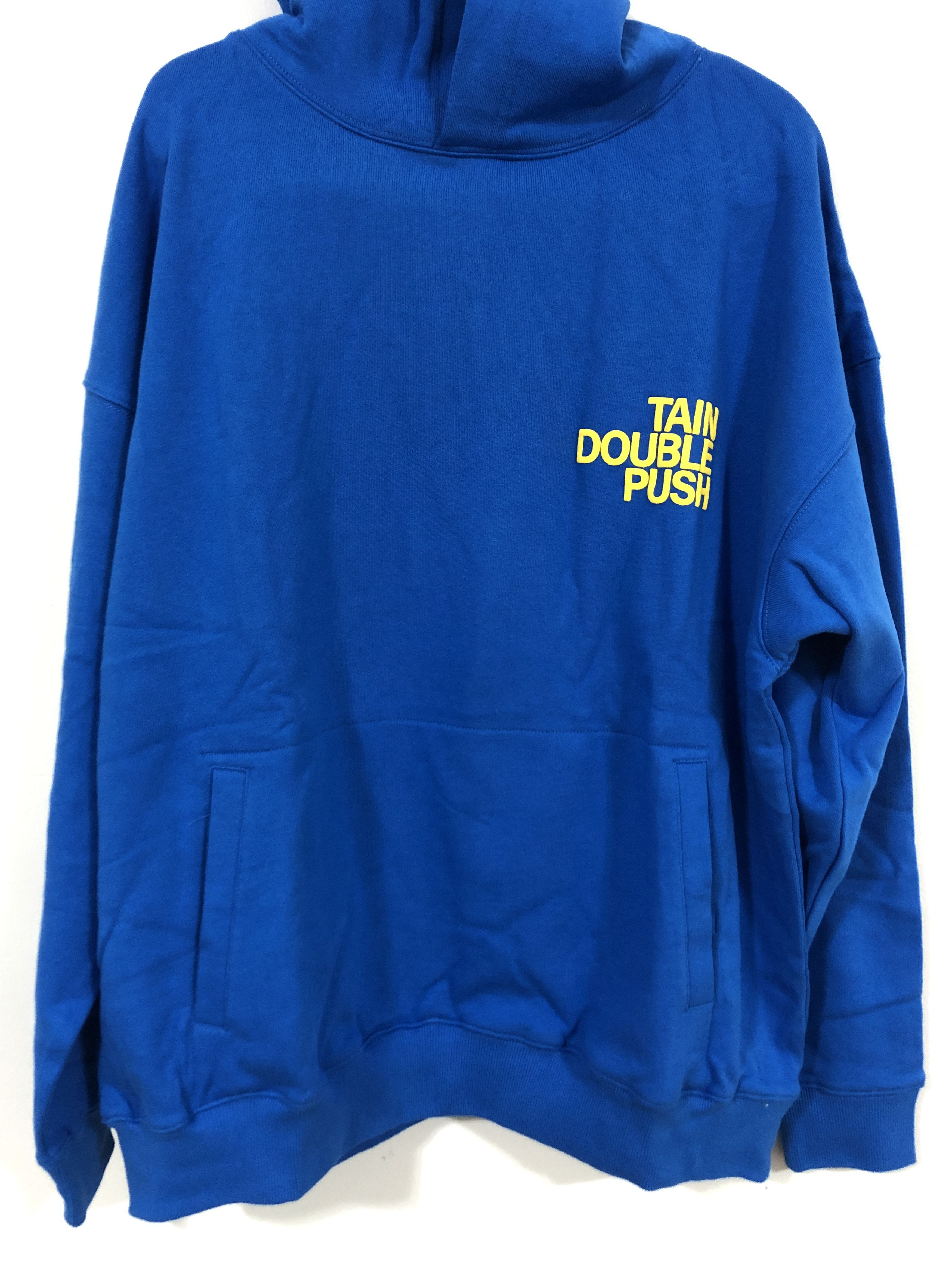 Japanese Brand 🇯🇵TAIN Double Push SWEAT HEAVY HOODIE BLUE🇯🇵 Size US L / EU 52-54 / 3 - 6 Thumbnail