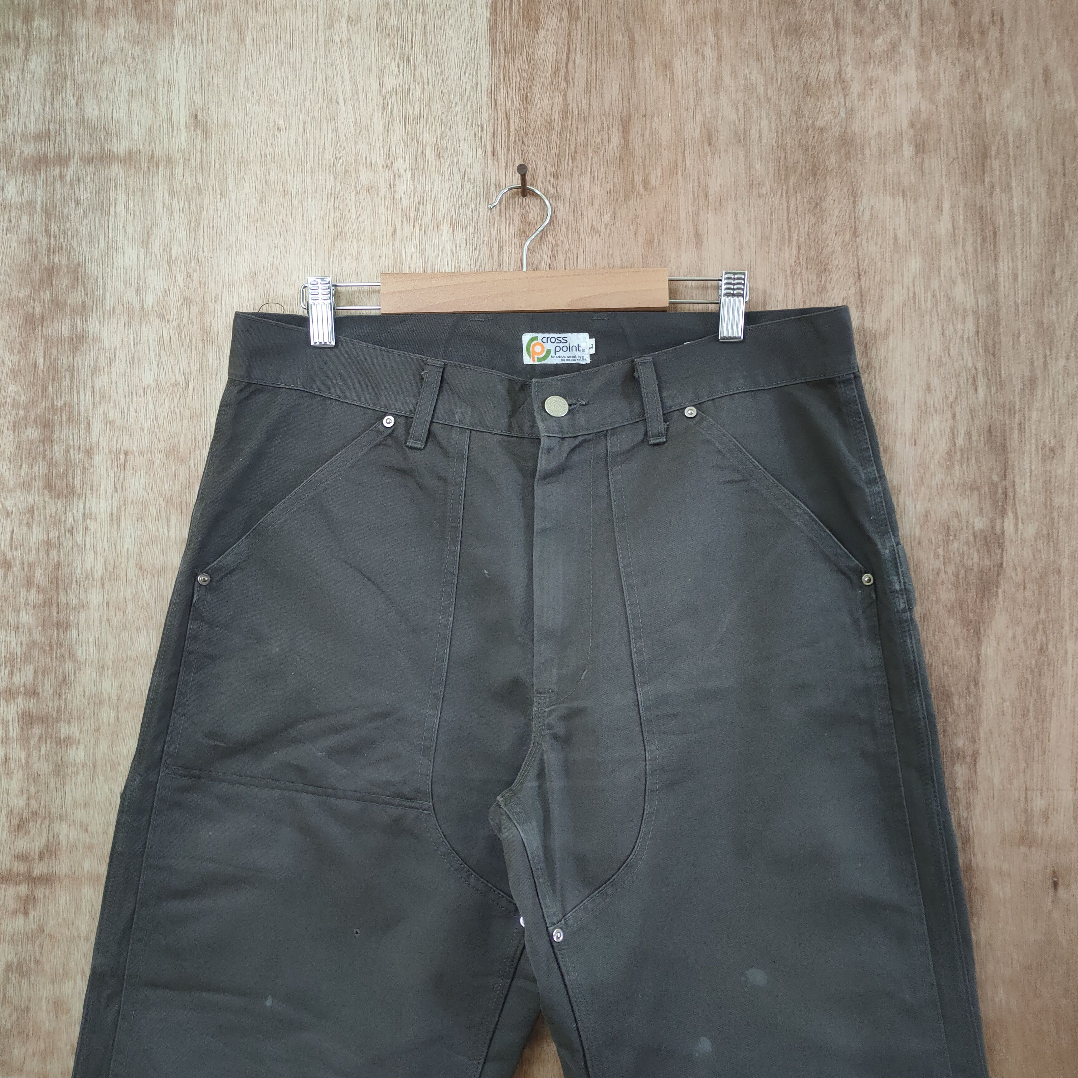 Japanese Brand × Vintage VINTAGE JAPANESE DOUBLE KNEE CARGO PANTS Size US 34 / EU 50 - 3 Thumbnail