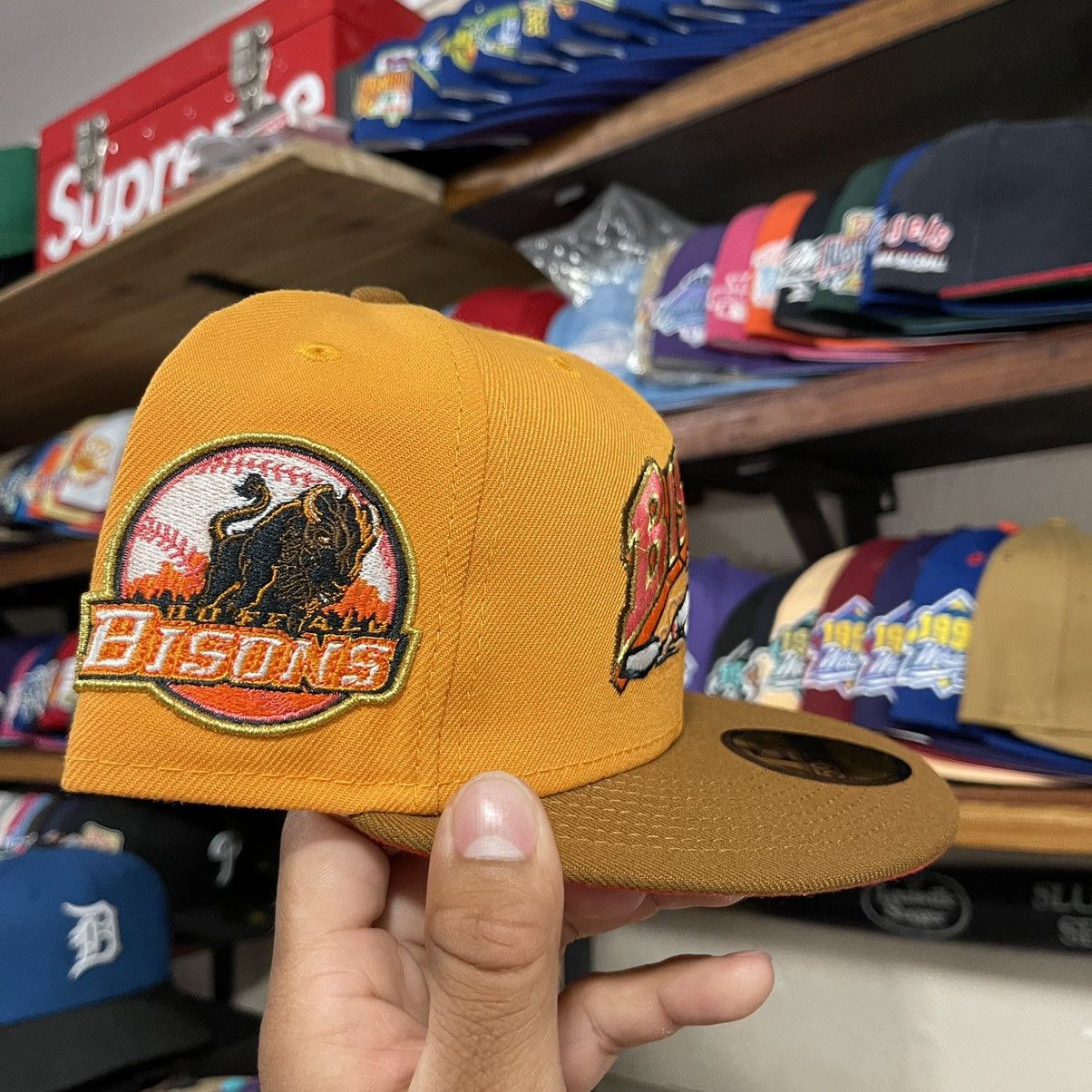 Hat Club × Lids × New Era New era exclusive fitted bison Size ONE SIZE - 2 Thumbnail