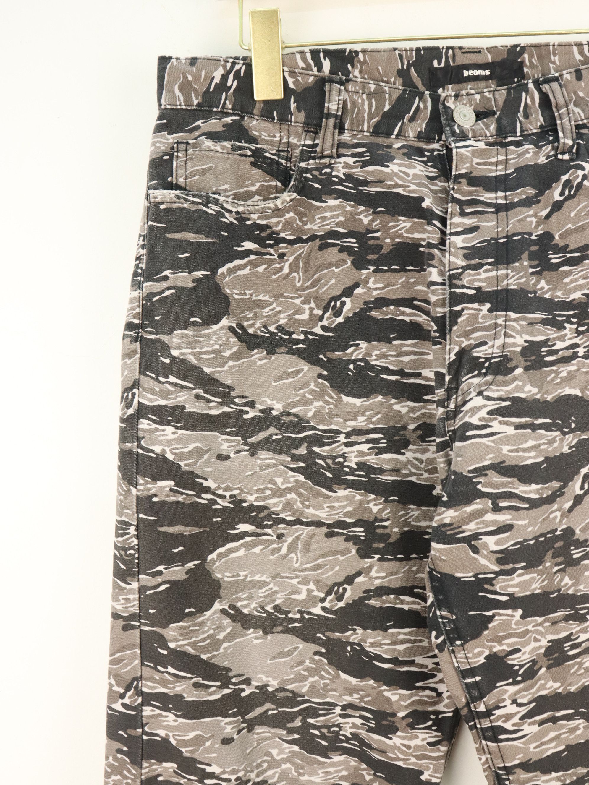 Beams Plus Beams Tiger Striped Camouflage Japan Gray Pant Size US 32 / EU 48 - 5 Thumbnail