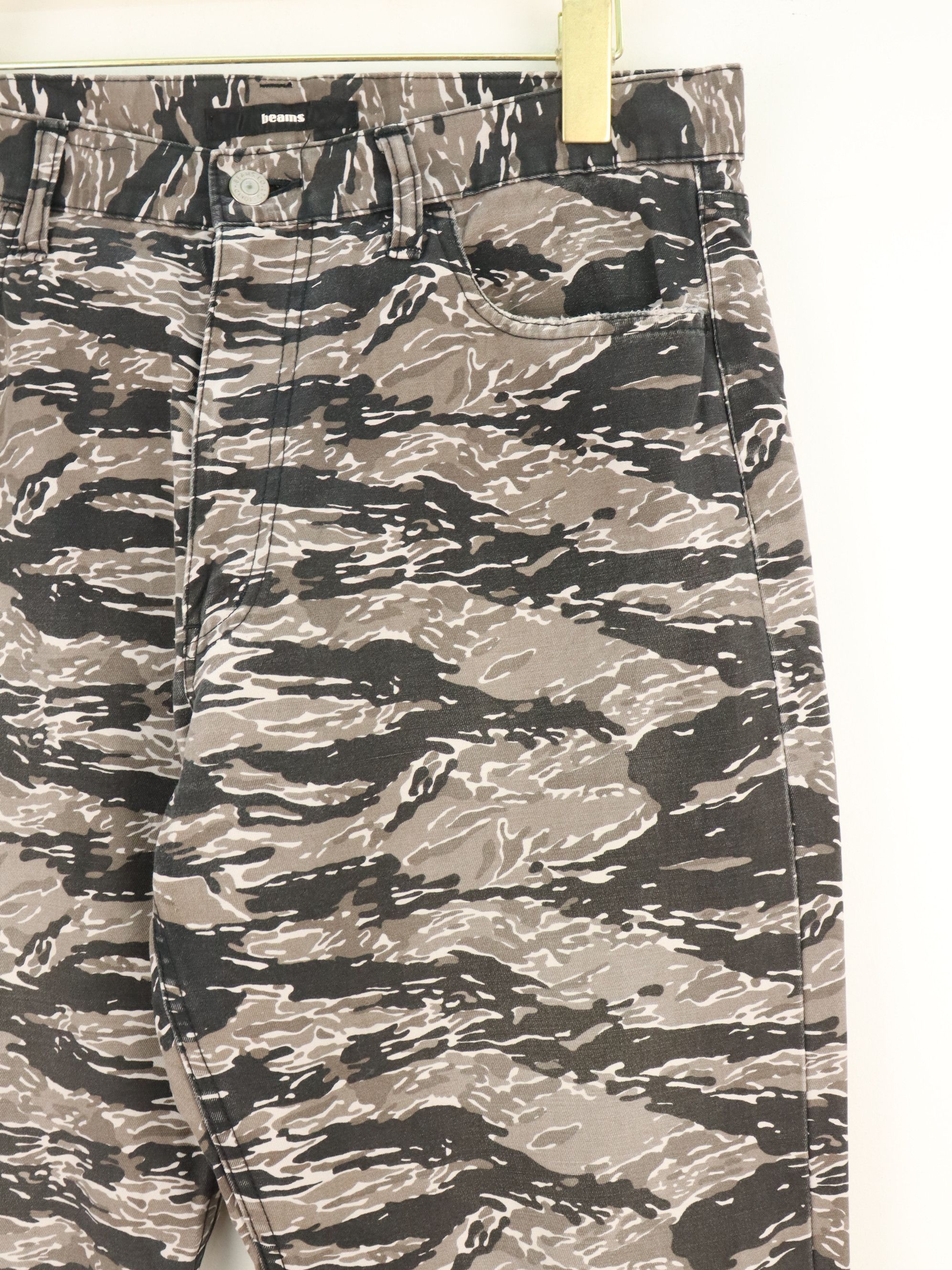 Beams Plus Beams Tiger Striped Camouflage Japan Gray Pant Size US 32 / EU 48 - 4 Thumbnail