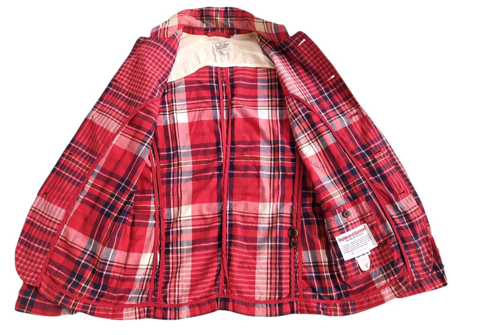 Engineered Garments Vintage ENGINEERED GARMENTS plaid shirt size 1 Size US S / EU 44-46 / 1 - 5 Thumbnail