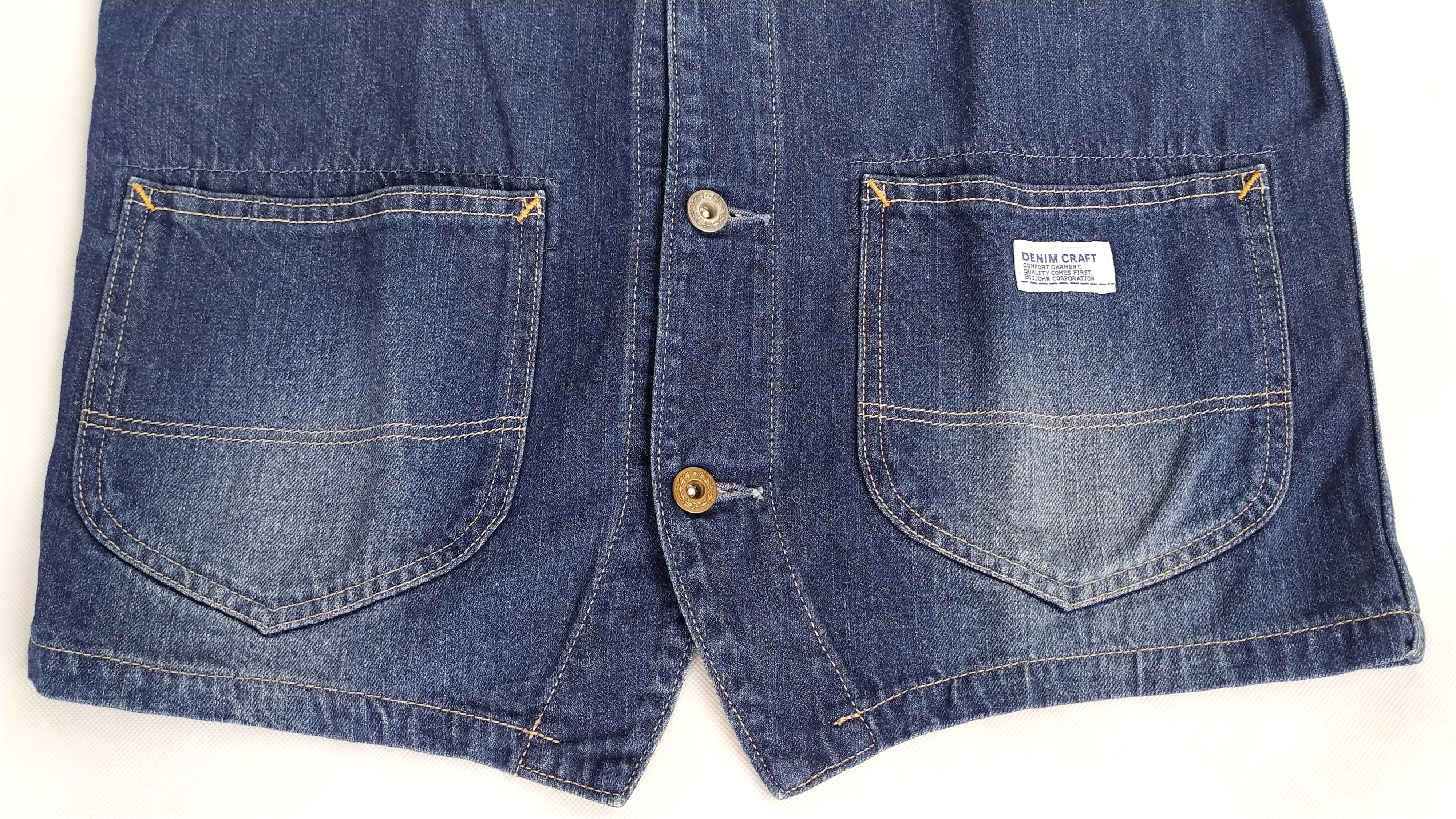 Big John Japanese brand BIG JOHN KURASHIKI JAPAN Denim vest size M Size US M / EU 48-50 / 2 - 7 Thumbnail