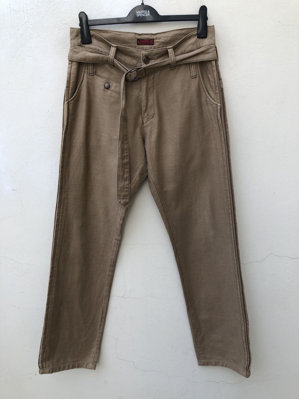 Johnbull Vintage John Bull Made in Japan Belted Trouser Size US 31 - 1 Thumbnail