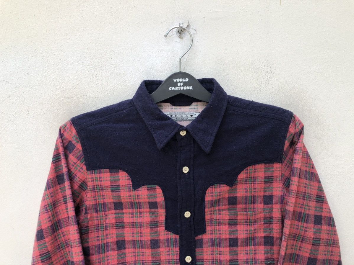 Eototo ETOTO Japan Double Pocket Western Flannel Shirt Size US S / EU 44-46 / 1 - 2 Thumbnail