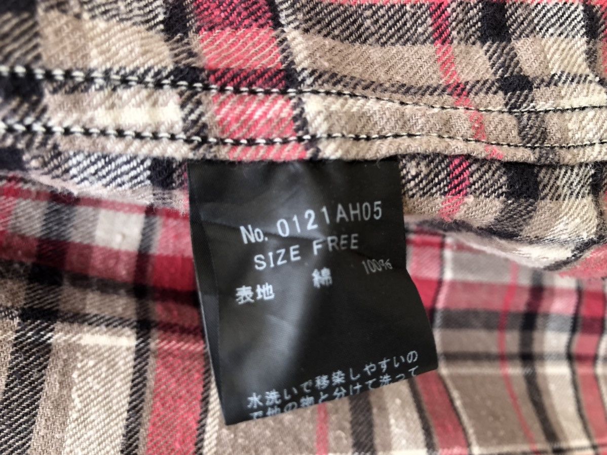 Hysteric Glamour Hysteric Glamour Plaid Hoodie Tunic Flannel Shirt Size US S / EU 44-46 / 1 - 17 Thumbnail